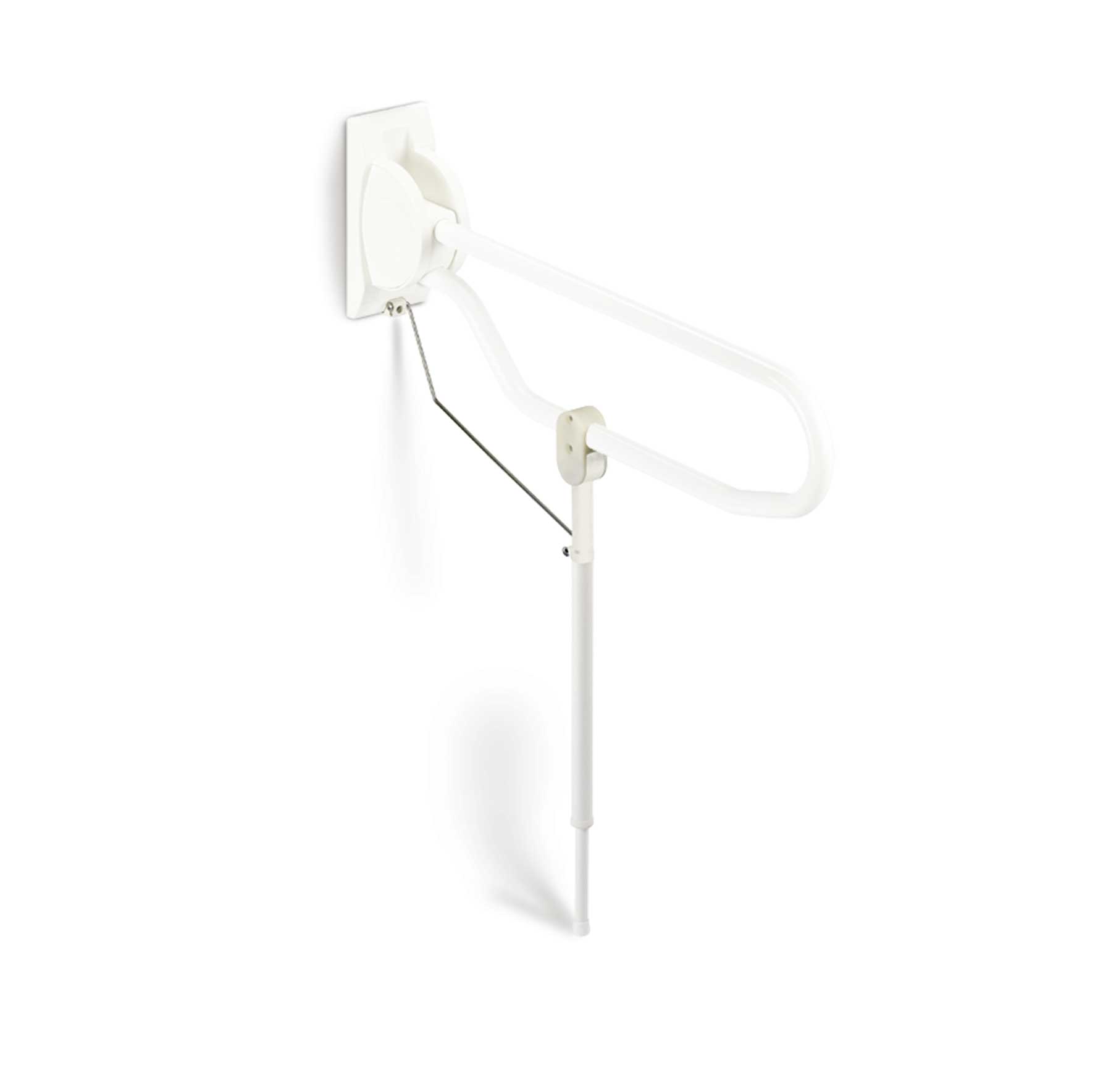 Linido hulppootset opklapbare beugel LI2614300402 RVS wit