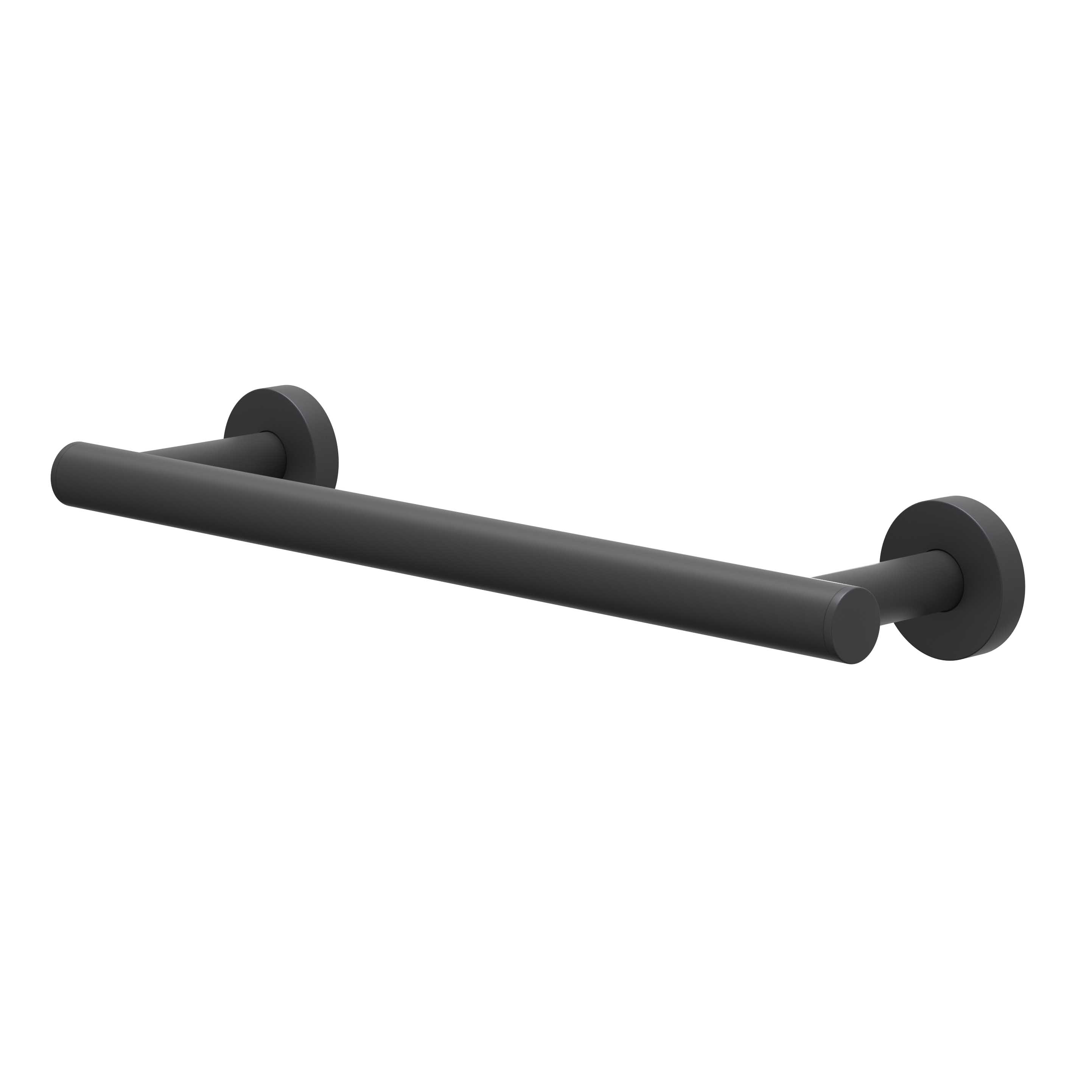 IVY Badgreep 30cm enkel 6500002 Mat zwart PED