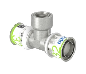 Uponor S Press Plus pers t stuk binnendraad 32x3/4x32 1070601