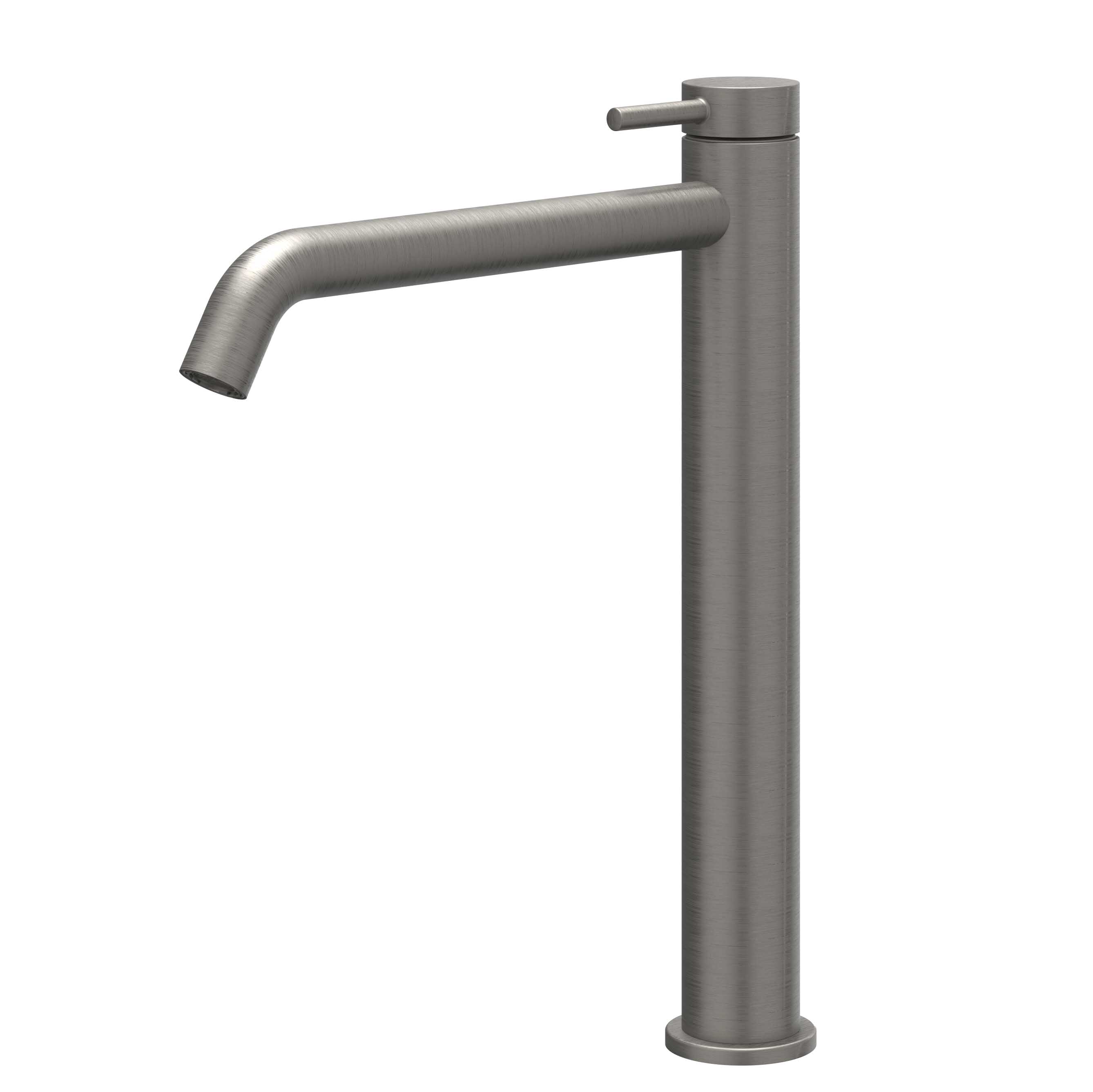 IVY Bond Eenhendel wastafelmengkraan opbouw model L coldstart 6100206 gebr. metal black PVD