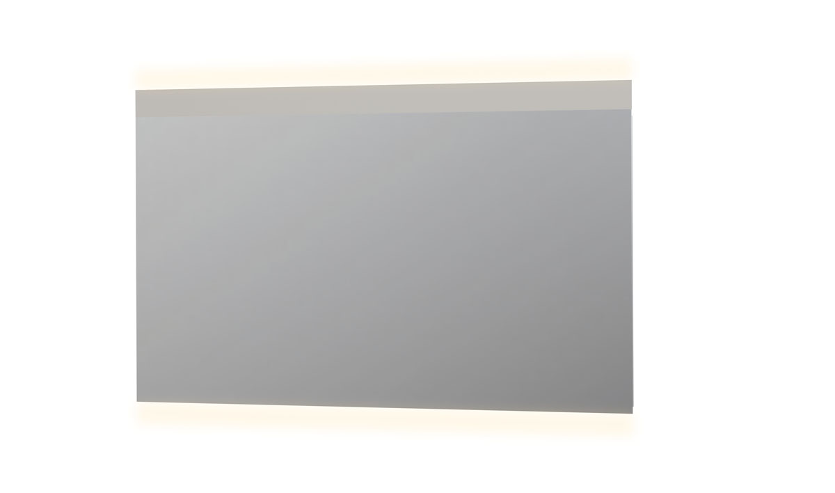 INK SP11 spiegel rookglas met matte bovenzijde en o/b ind. LED verl. incl. sensorschak. 8408506 Rookglas H40xB1400xD800
