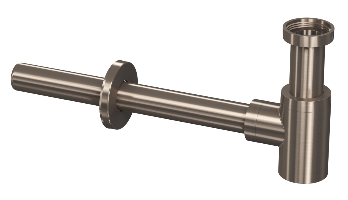 INK Bekersifon laag model 9902054 Brushed nickel