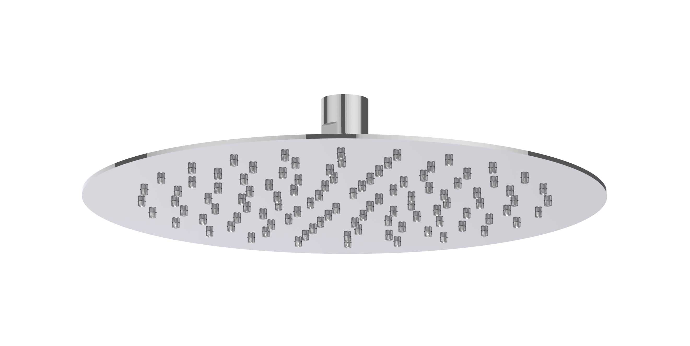 IVY Toebehoren Hoofddouche slim 25cm antikalk nozzels Eco-air 6900551 Chroom