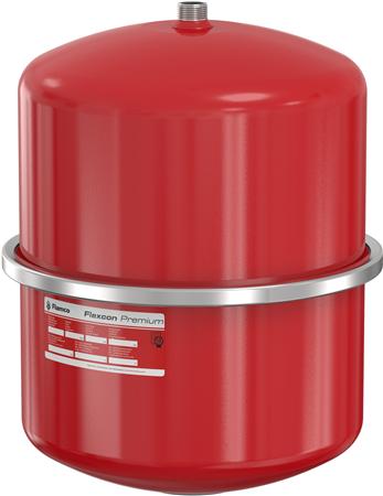 Flamco Flexcon Premium expansievat 25 liter rood 0.5 bar 16922