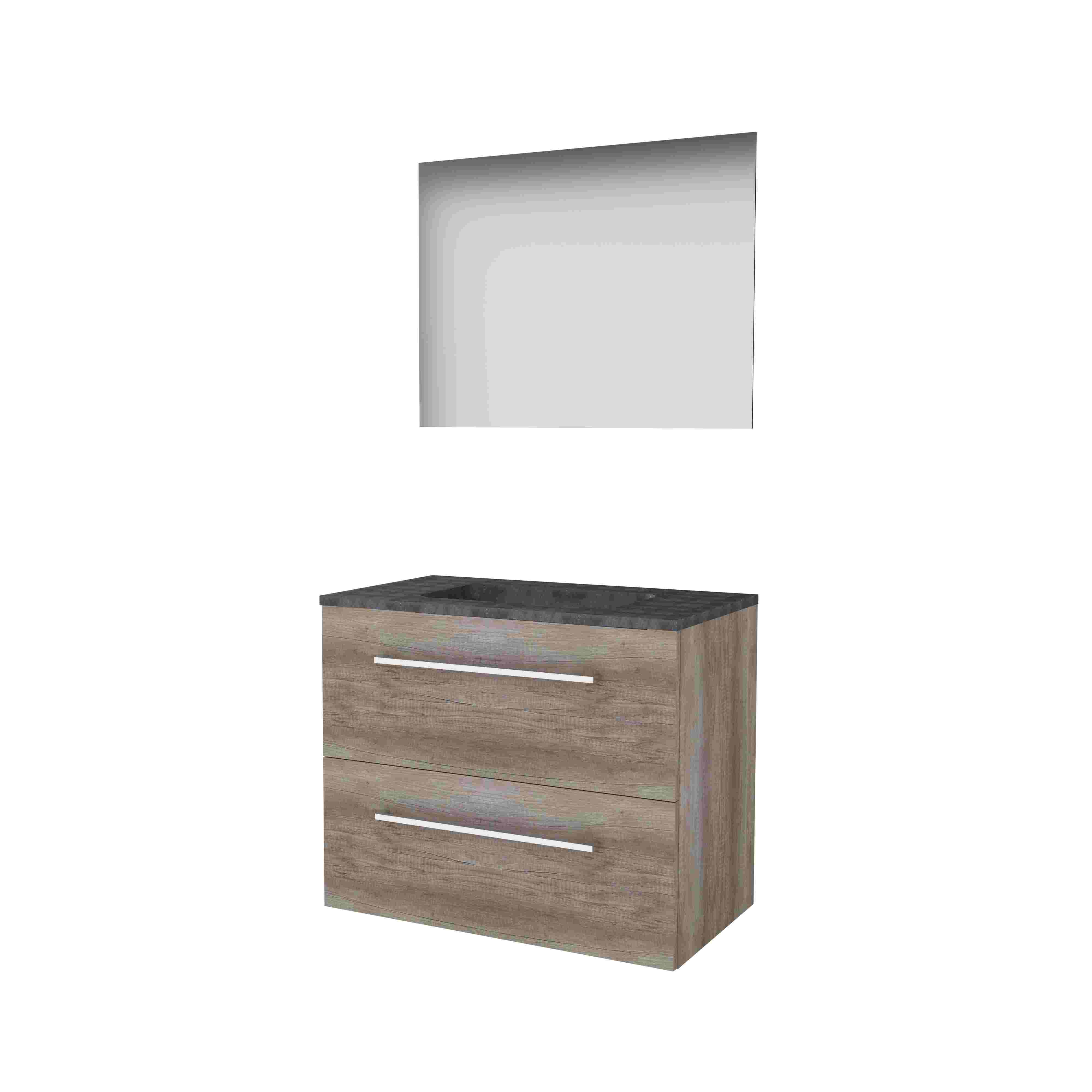 Basic Ultimate 46 onderk. m. gr. incl. 2 la + hardst. wast. z. krgt. incl. spg. m. LED ind. o+b B800xD460 Scotch Oak / 1813308