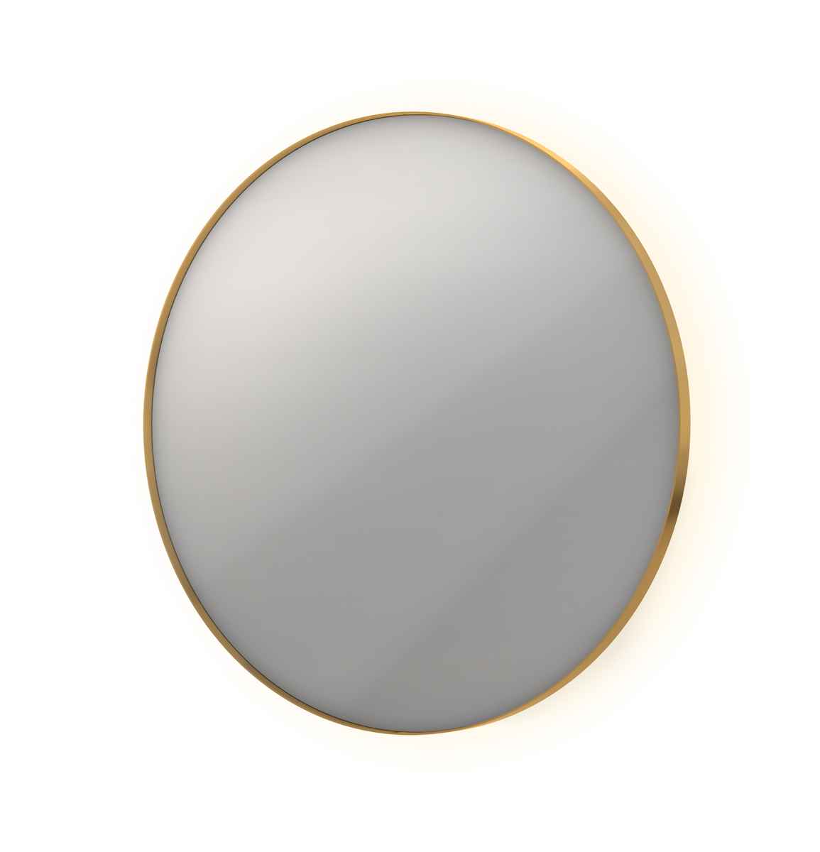 INK spg. SP17 rond in stalen kader incl indir LED verw. color dimbaar + schak. H1000xB1000xD40 Mat goud / 8408587