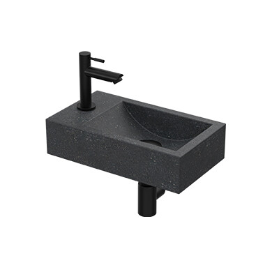 Proline Fonteinpack hardsteen met krgt. links 1805225P Blue stone/Mat zwart