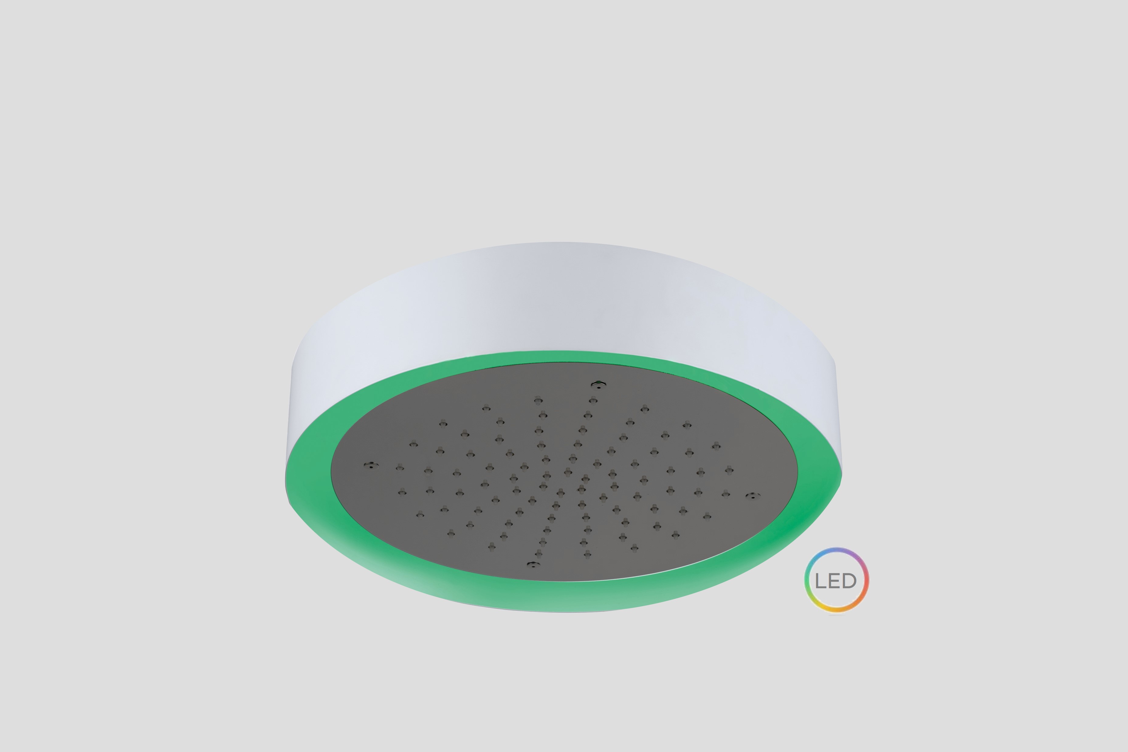 Lagoo Nesso Hoofddouche Light Ring 200 m. multi color LED incl. afstandsb. N8170GM Brushed Gun Metal PVD