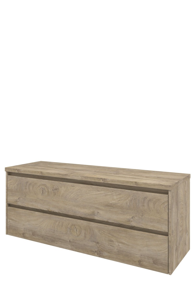 Proline Top afdekplaat + onderk. symm. H552xB1400xD460 Raw oak / 1817821