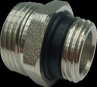 Robot verloopkoppeling 1/2   x 3/4  euroconus verchroomd