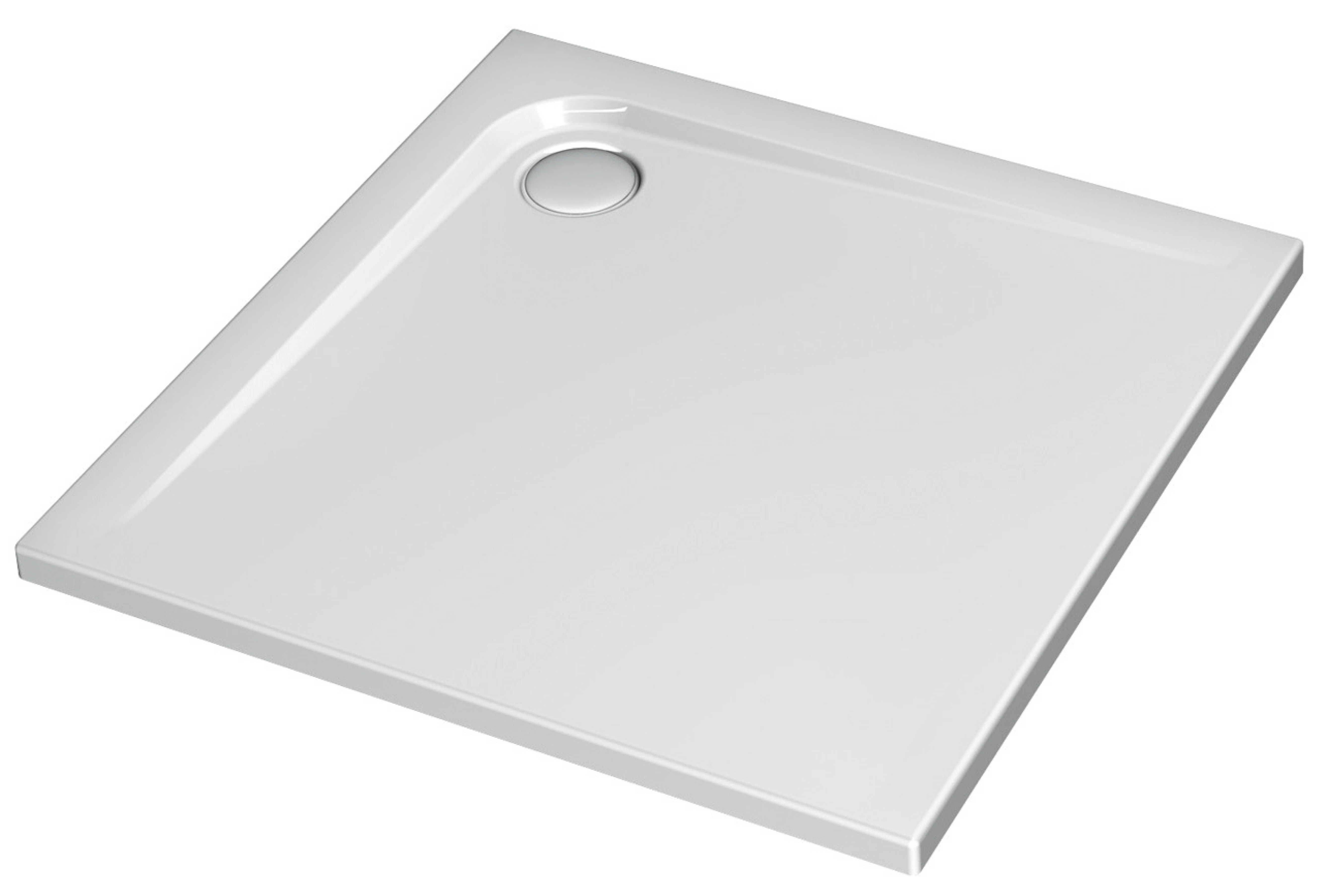 DSI Ultra flat douchebak vierkant 90cm wit Wit, K517301