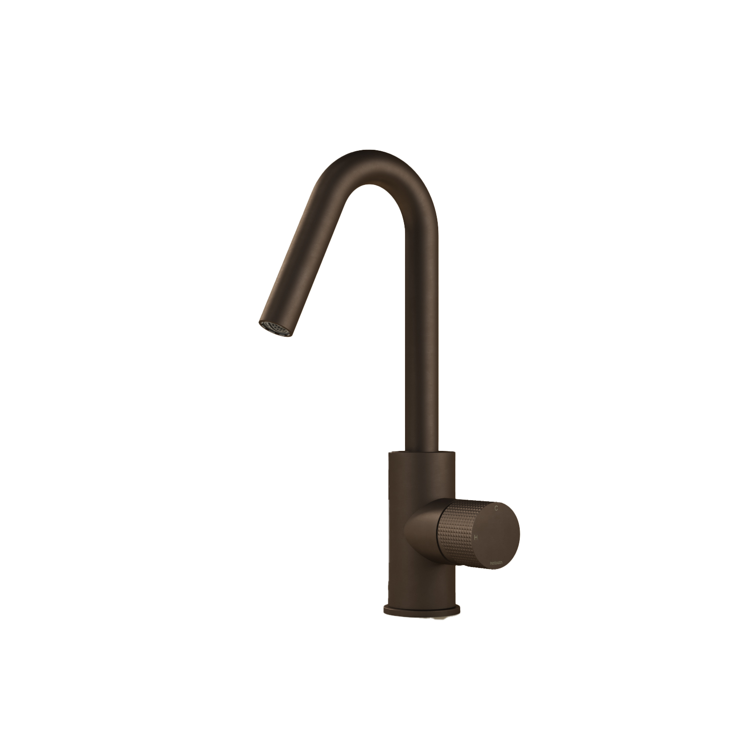 Hotbath GUY wastafelmengkraan met draaibare uitloop GY004DTB Tuscan bronze