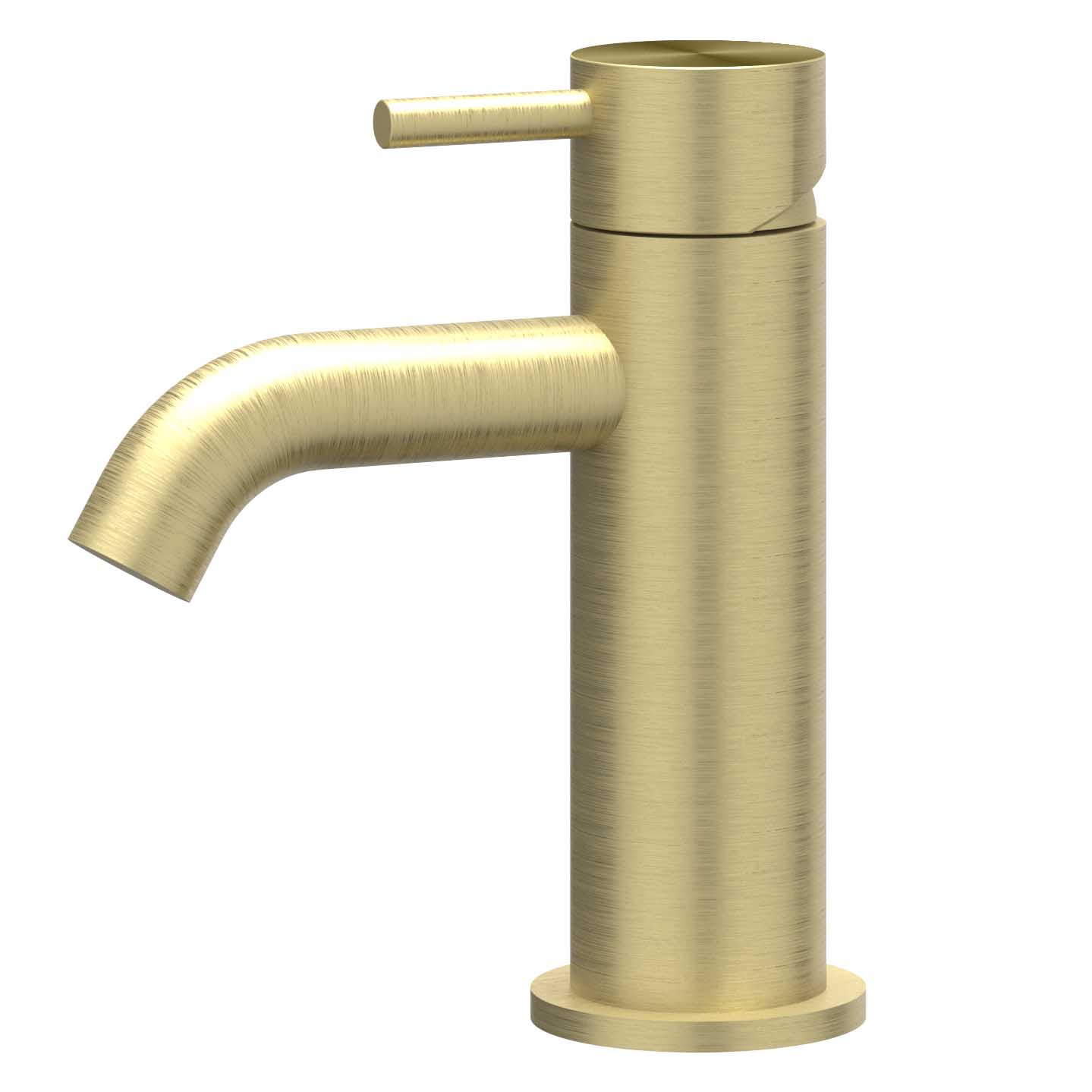 IVY Concord Eenhendel wastafelmengkraan opbouw model S coldstart 6100382 RVS316 gebr. mat goud PVD