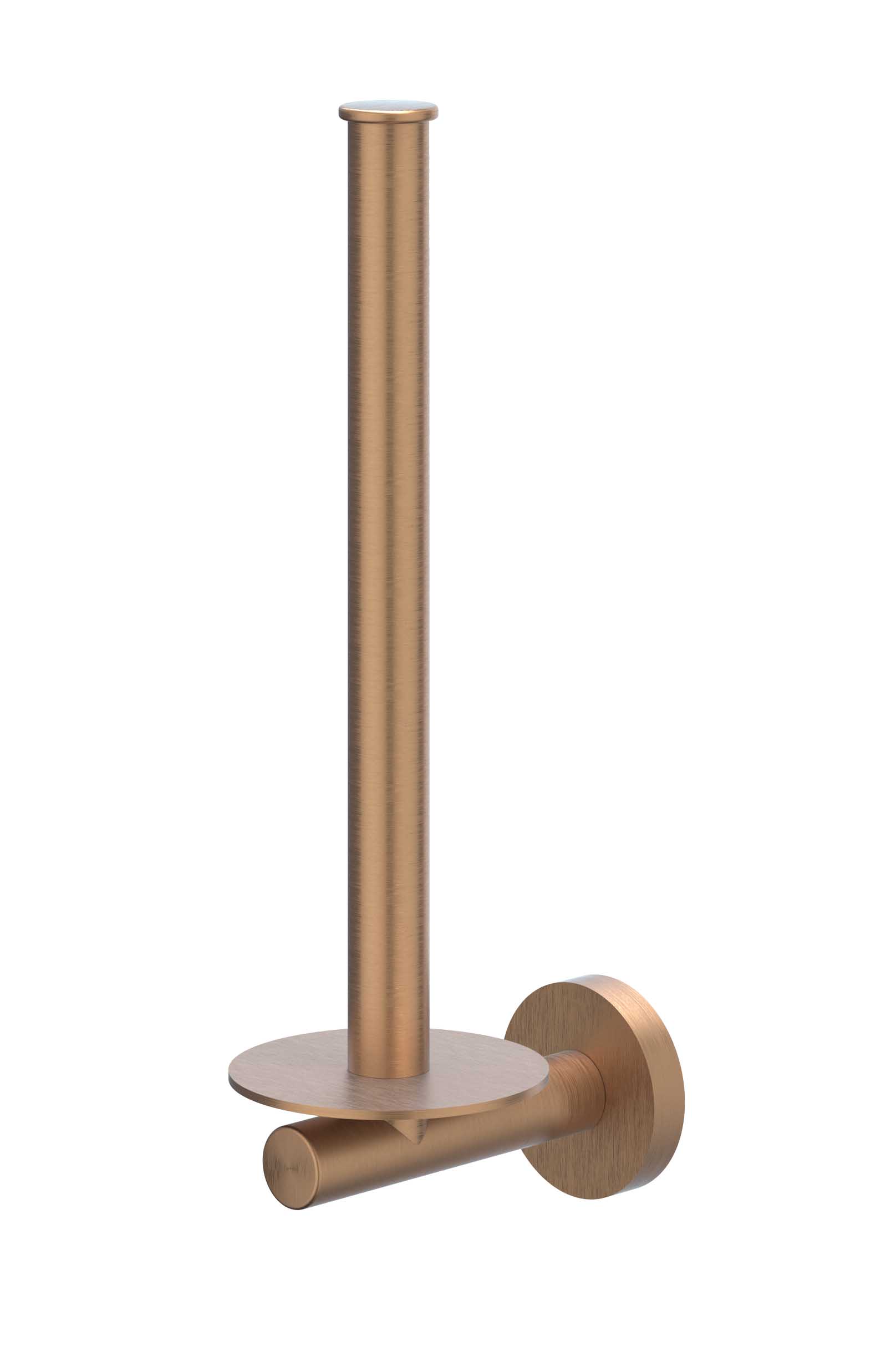 IVY Reserverolhouder wandmodel 2 rollen 6500405 gebr. mat koper PVD