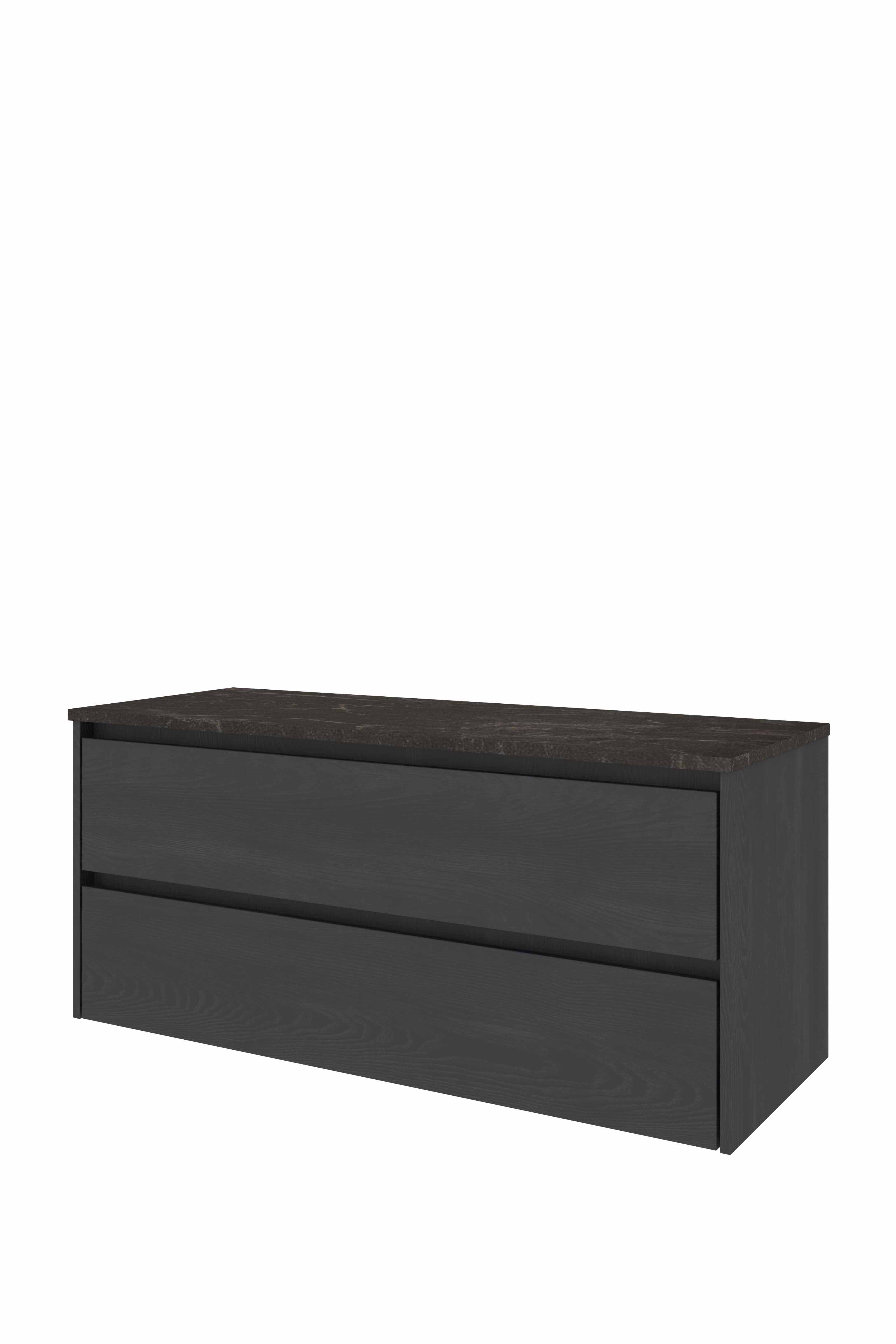 Proline Set Top afdekplaat hardsteen en onderkast sym. 1817947 Black oak/Blue stone 1200x460x540