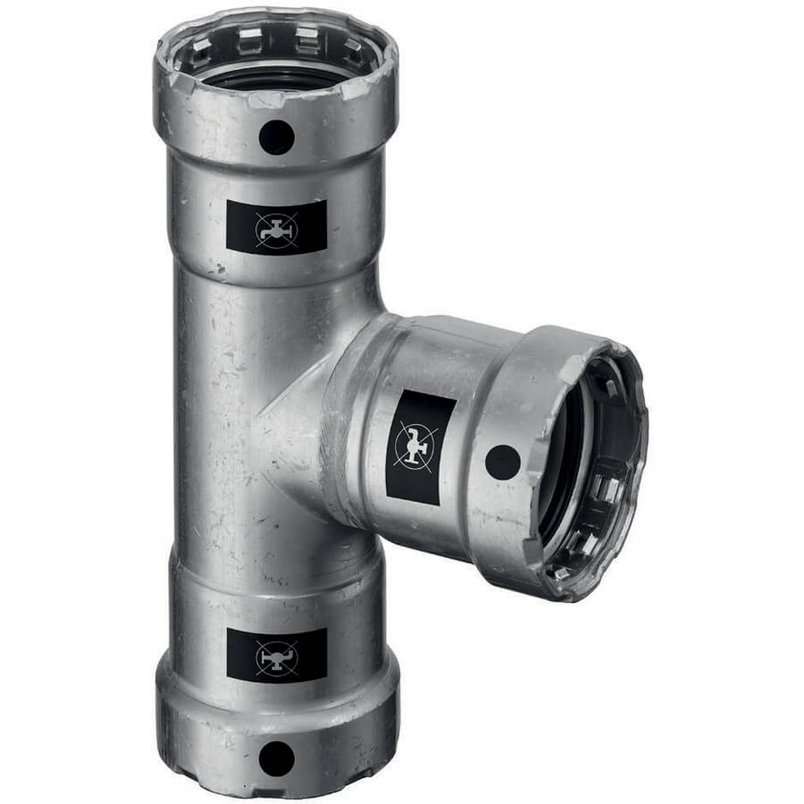 Viega Megapress Verloop T-stuk 11/4 x1x11/4 695095