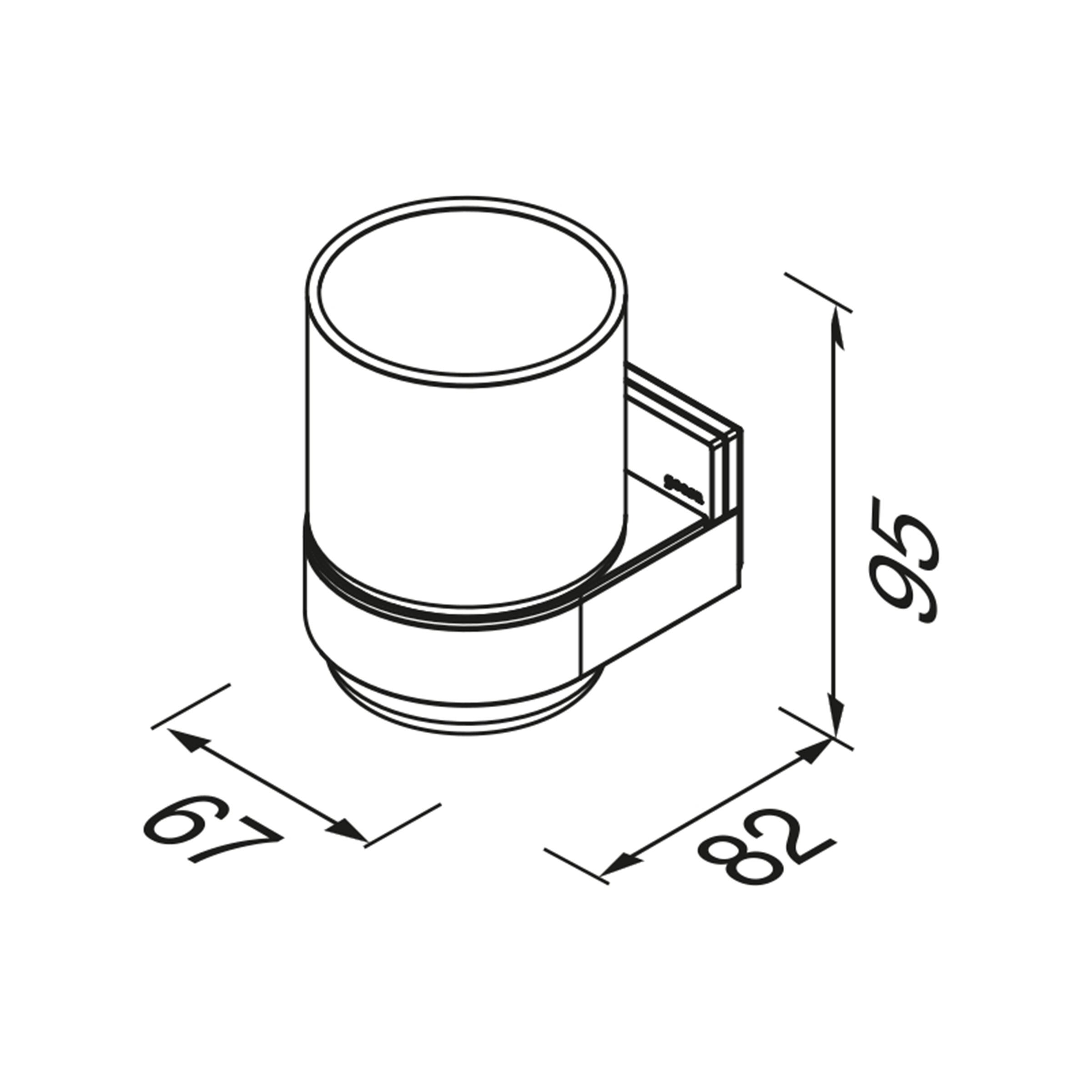 Geesa Craft Glashouder met glas 911502-02