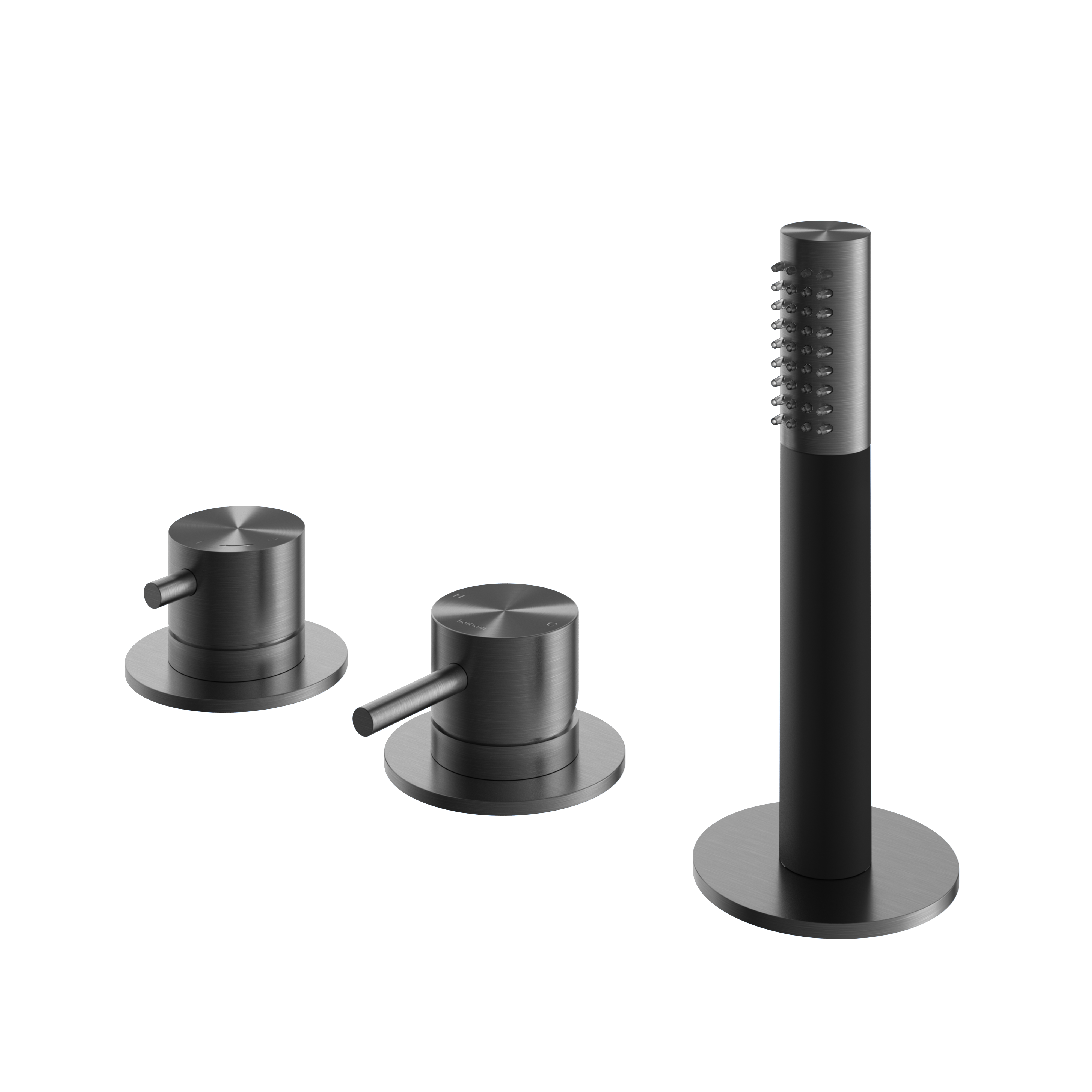 Hotbath Archie badrand 1 hendel mengkraan zonder uitloop met 2-weg omstel AR085BGP RVS316