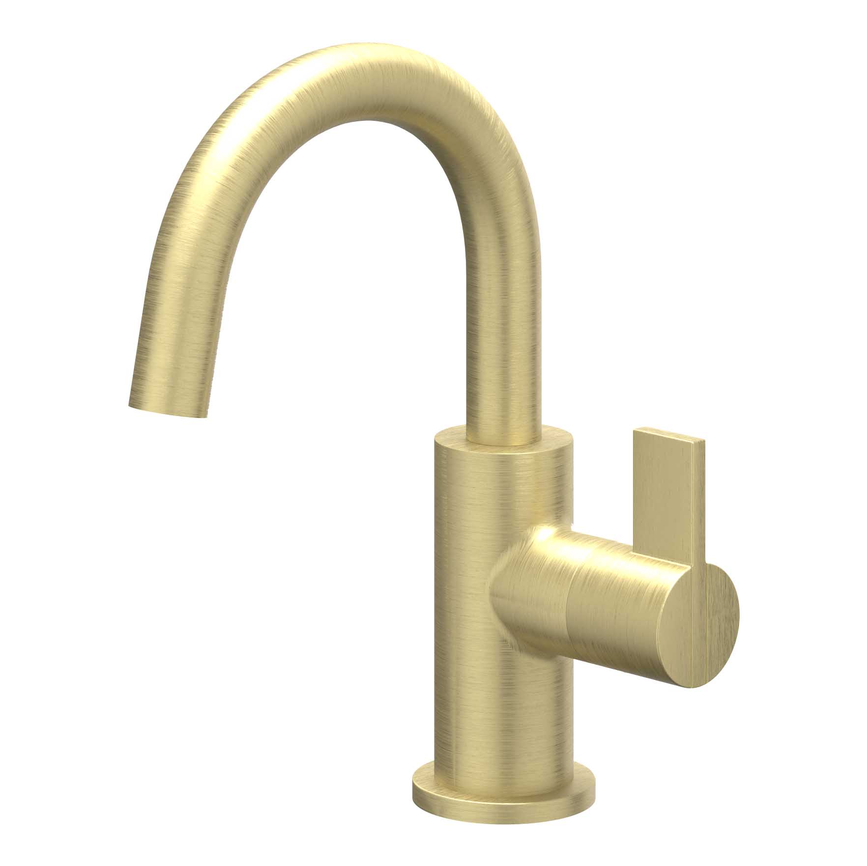 IVY Pact Fonteinkraan staand model met draaibare uitloop 6402154 gebr. mat goud PVD