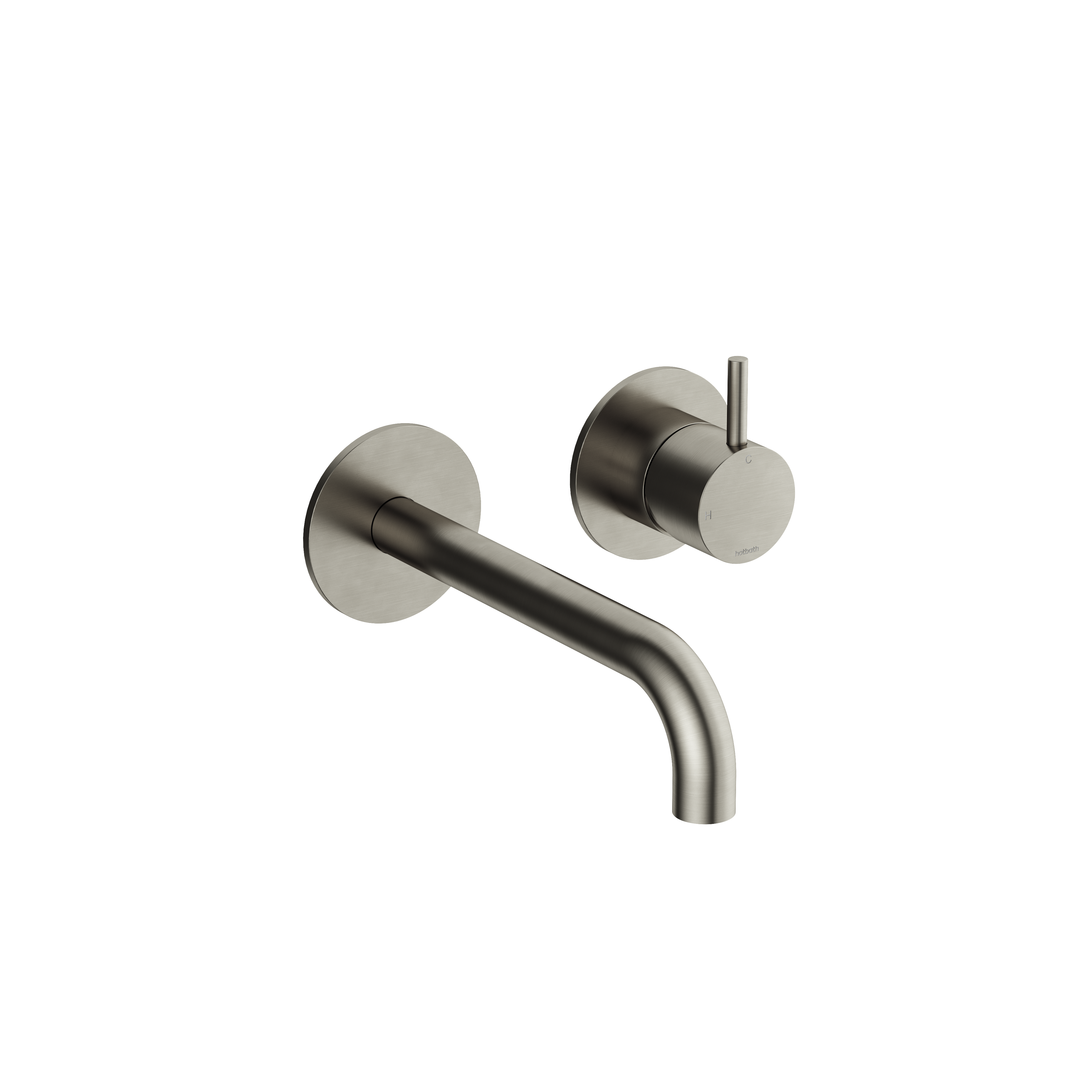 Hotbath Cobber afbouwdeel tbv inbouw wastafelkraan 18cm uitloop CB105EXT18GN Geborsteld Nikkel