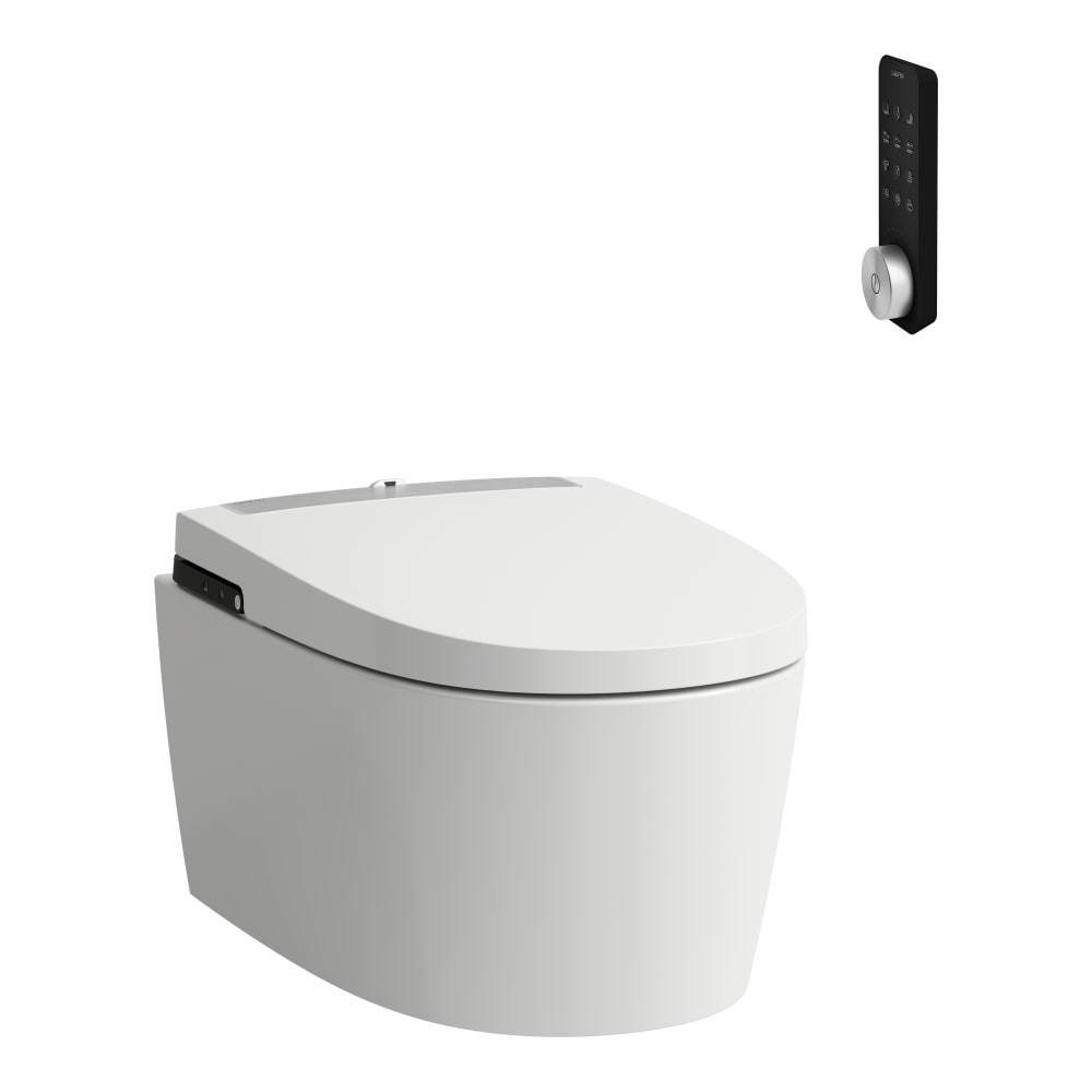 Laufen Alvia douche wc incl. closetzitting met deksel en softclose H8211604000001 wit