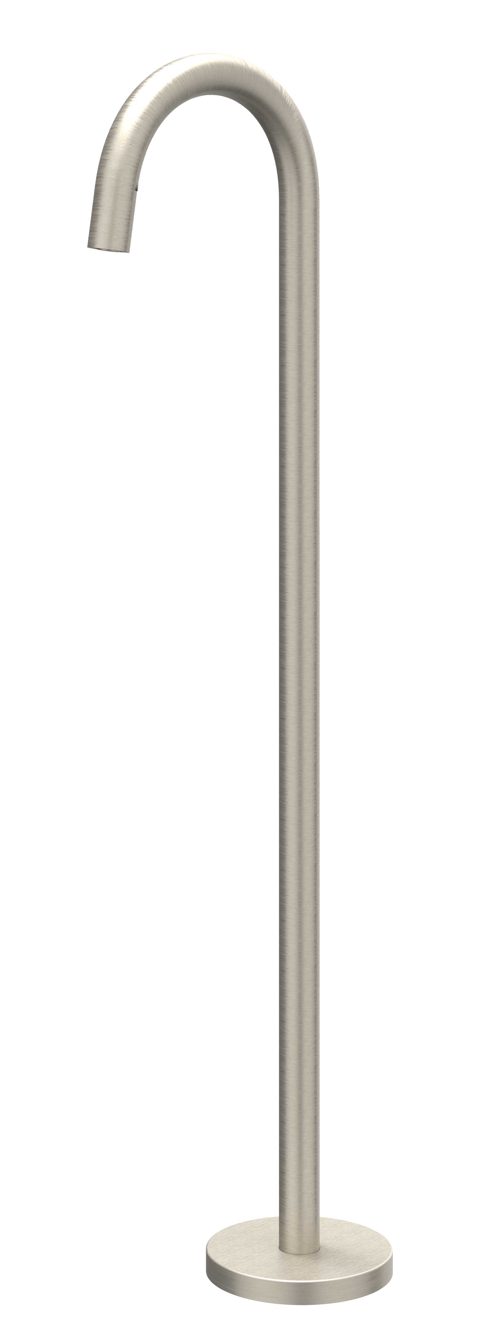 IVY Vrijstaande baduitloop 1/2 6903003 gebr. nickel PVD