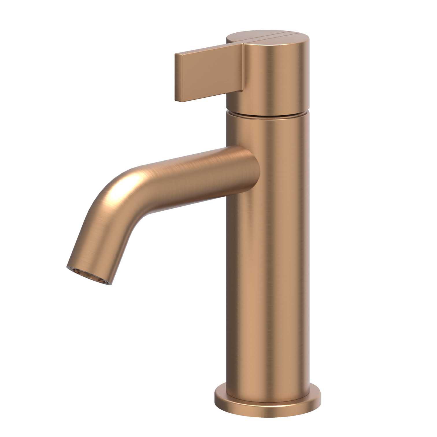 IVY Pact Eenhendel wastafelmengkraan opbouw model S coldstart 6101005 gebr. mat koper PVD