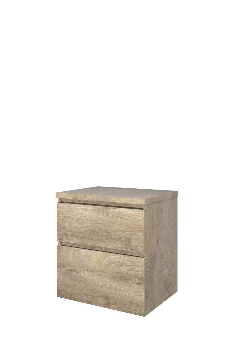 Proline set Top afdekplaat en onderk. a-sym. 1817281 Raw oak H632xB600xD460