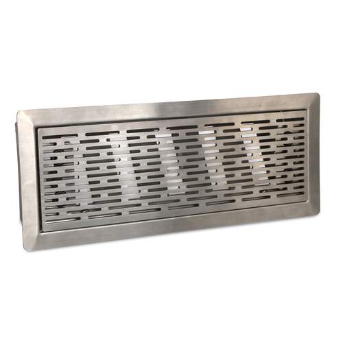 VRVBS / Instelbaar vloerrooster met sleuven geborsteld RVS 8000000115