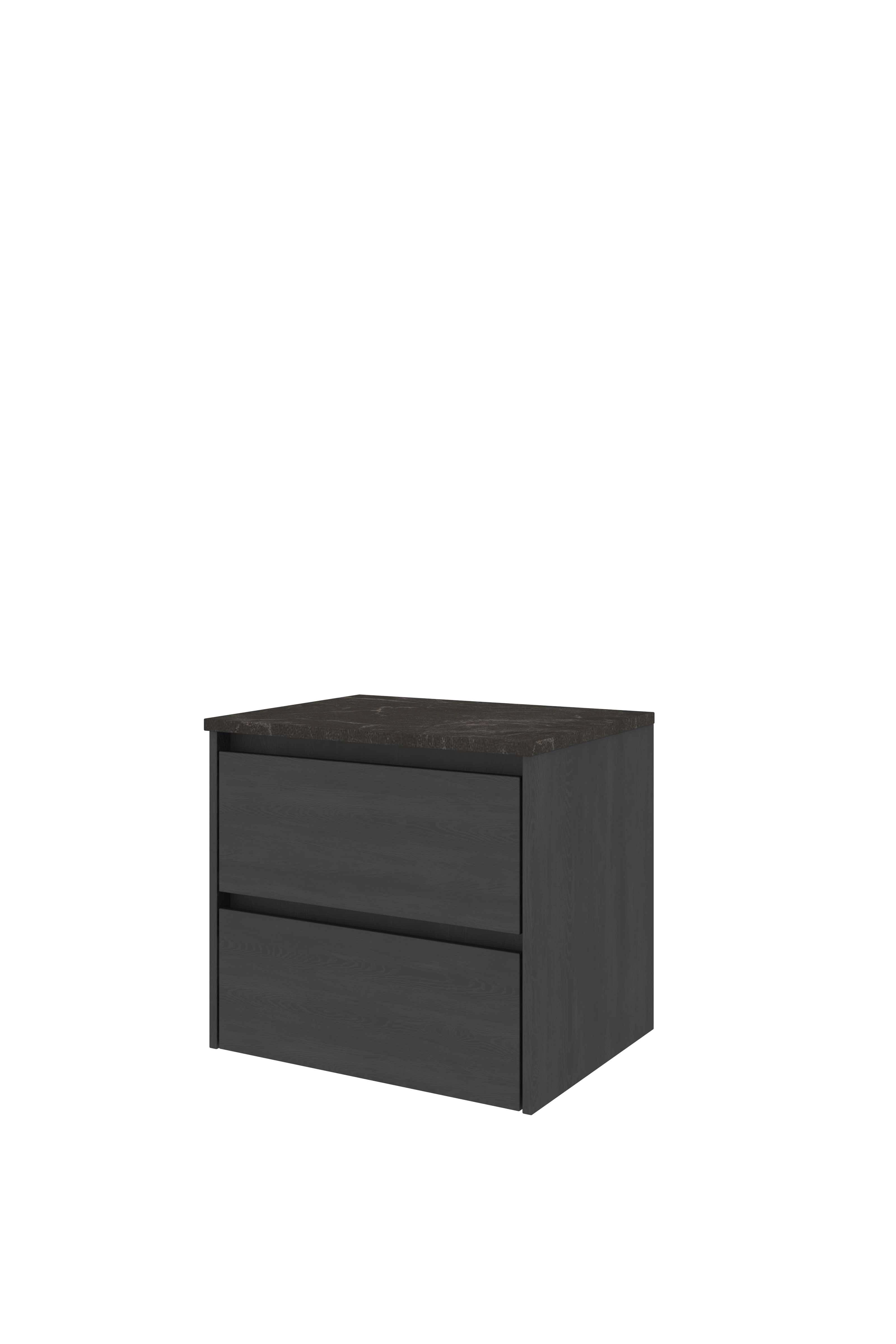 Proline Set Top afdekplaat hardsteen en onderkast sym. 1817857 Black oak/Blue stone 600x460x540