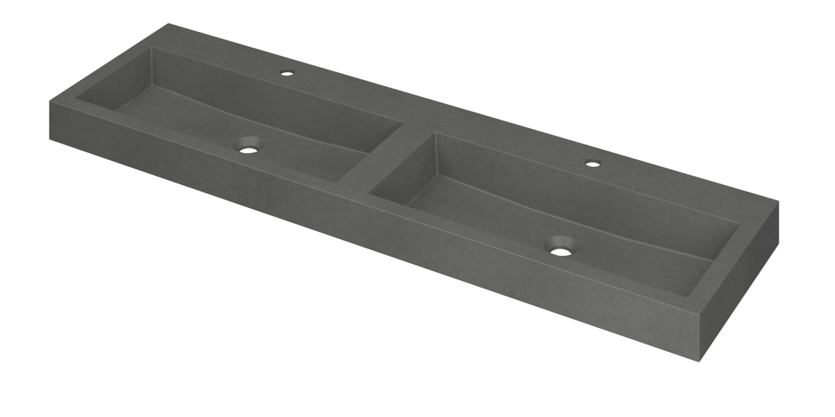 INK Momento wast. Quartz dubbel met 2 krgt. 3421161 Quartz grijs H90xB1600xD450