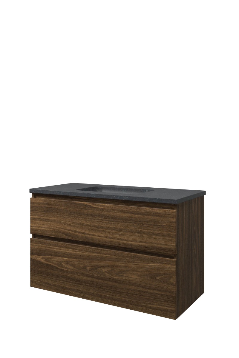 Proline set hardsteen Elegant wast. z. krgt. en onderk. a-sym. 1815843 Cabana oak/Blue stone H625xB1000xD460