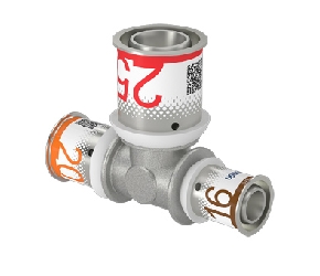Uponor S-Press Plus pers verloop teestuk 20mm x 25mm x 16mm  (1070570) (10)