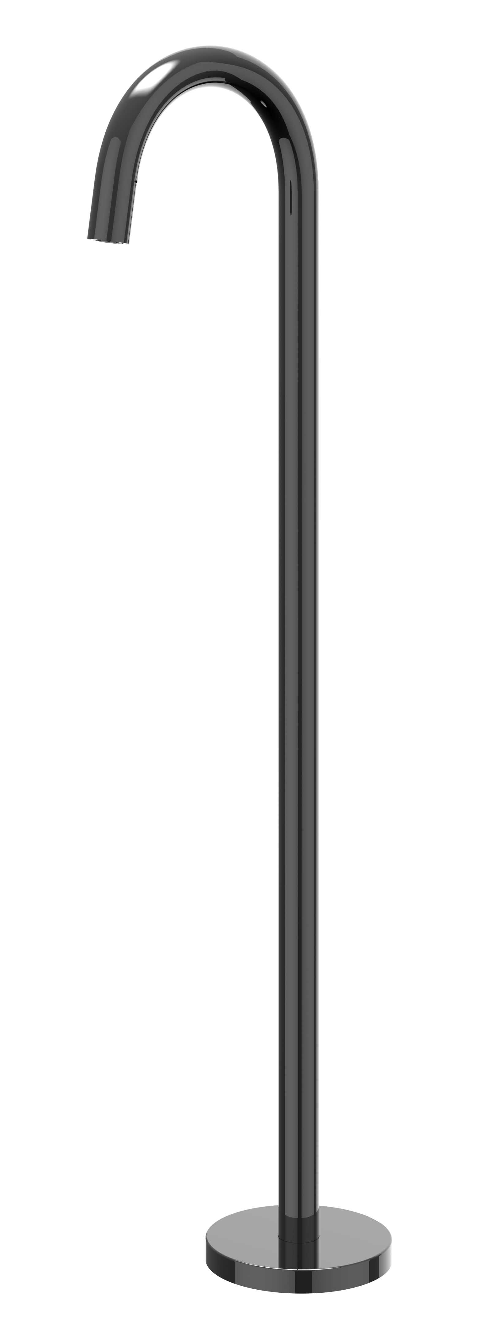 IVY Vrijstaande baduitloop 1/2 6903007 Zwart chroom PVD