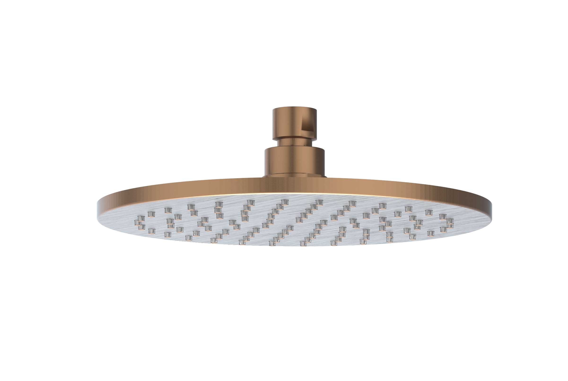 IVY Toebehoren Hoofddouche medium 20cm met antikalk nozzels 6900663 RVS316 gebr. mat koper PVD