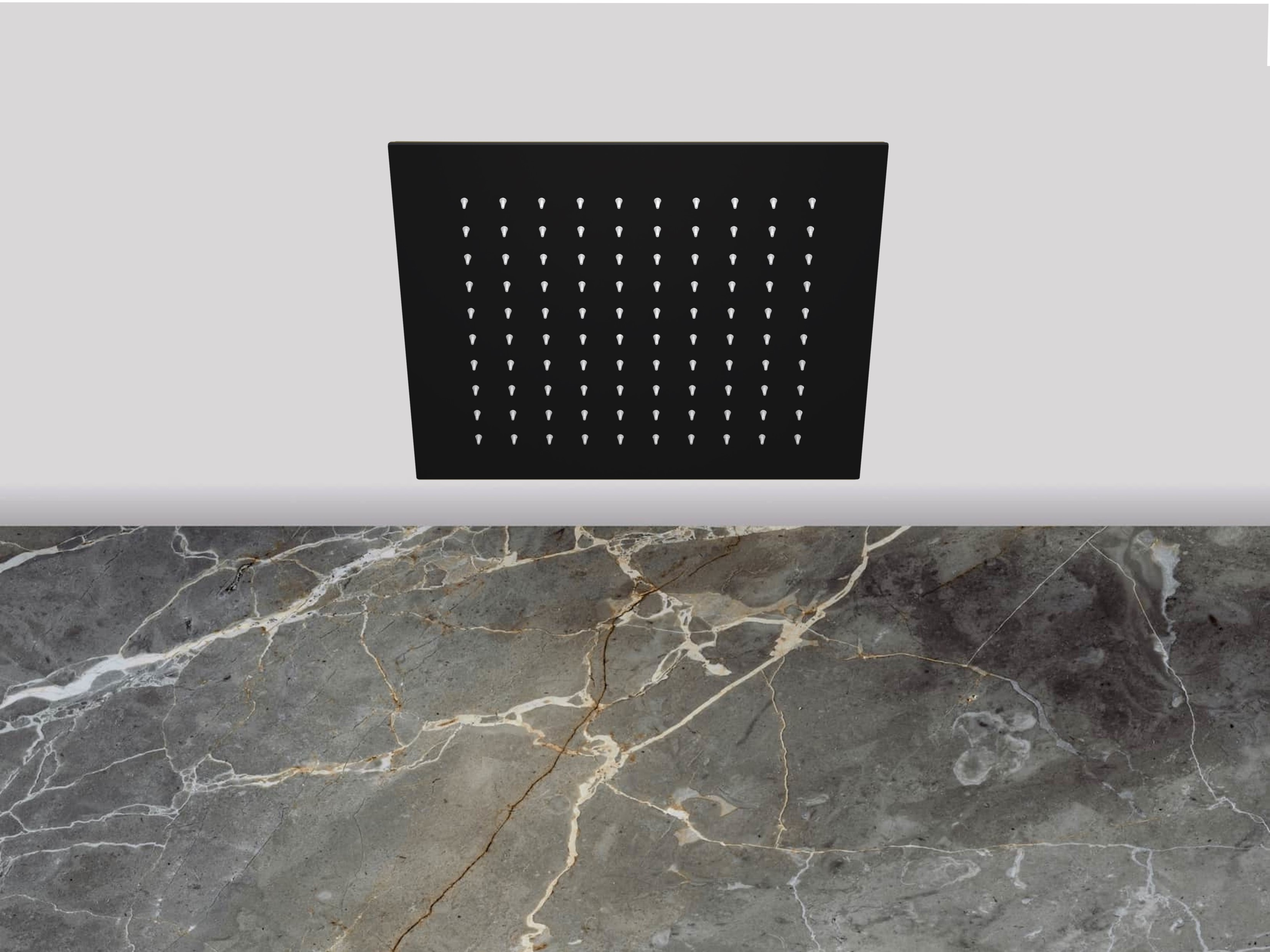 Lagoo Nesso Hoofddouche Easy Peasy 340 x 340 m. Easy Fix systeem N8210MB Matt Black