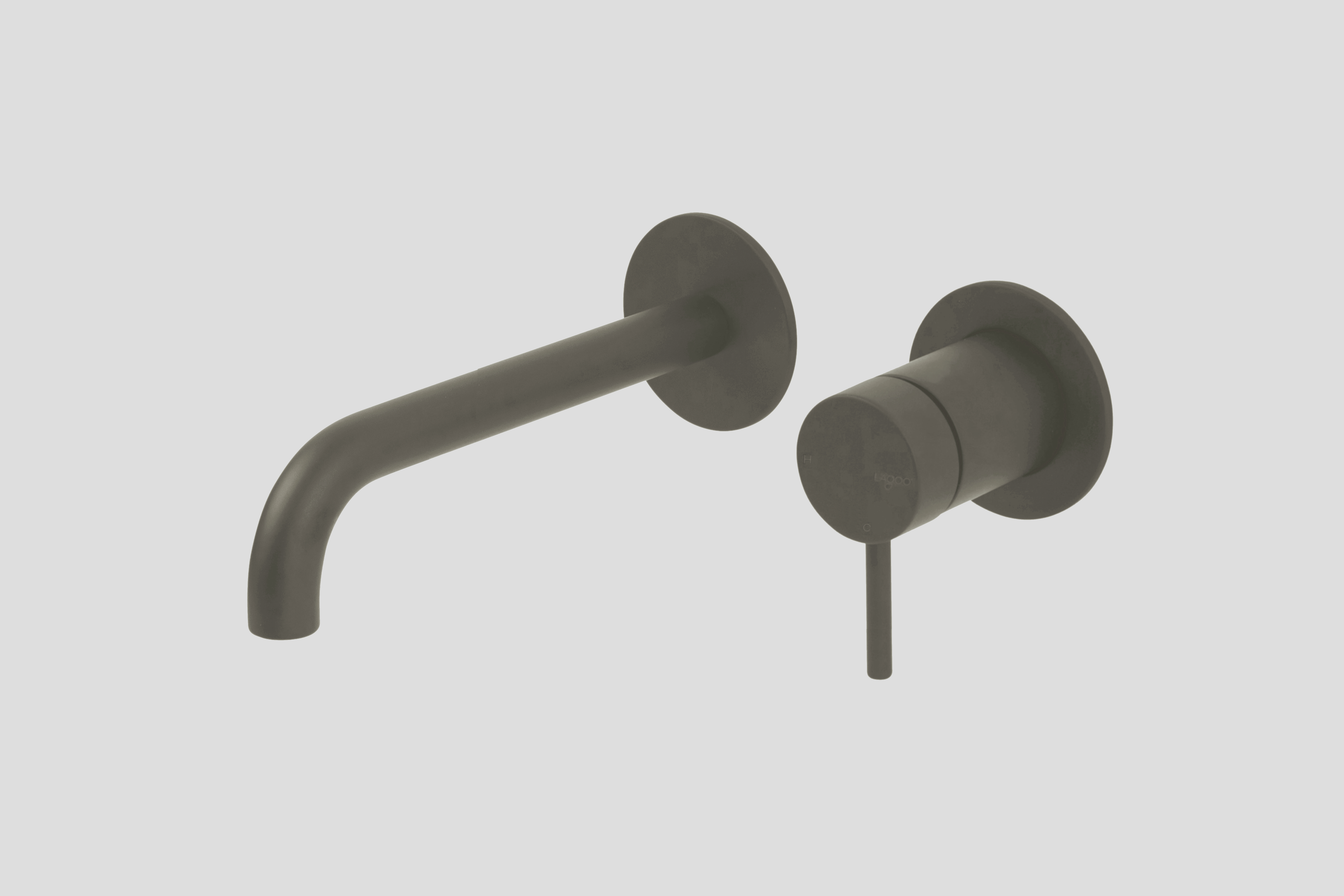 Lagoo Garda Inbouw wastafelmengkraan met uitloop links (19 cm) G1200-19TC Tuscany