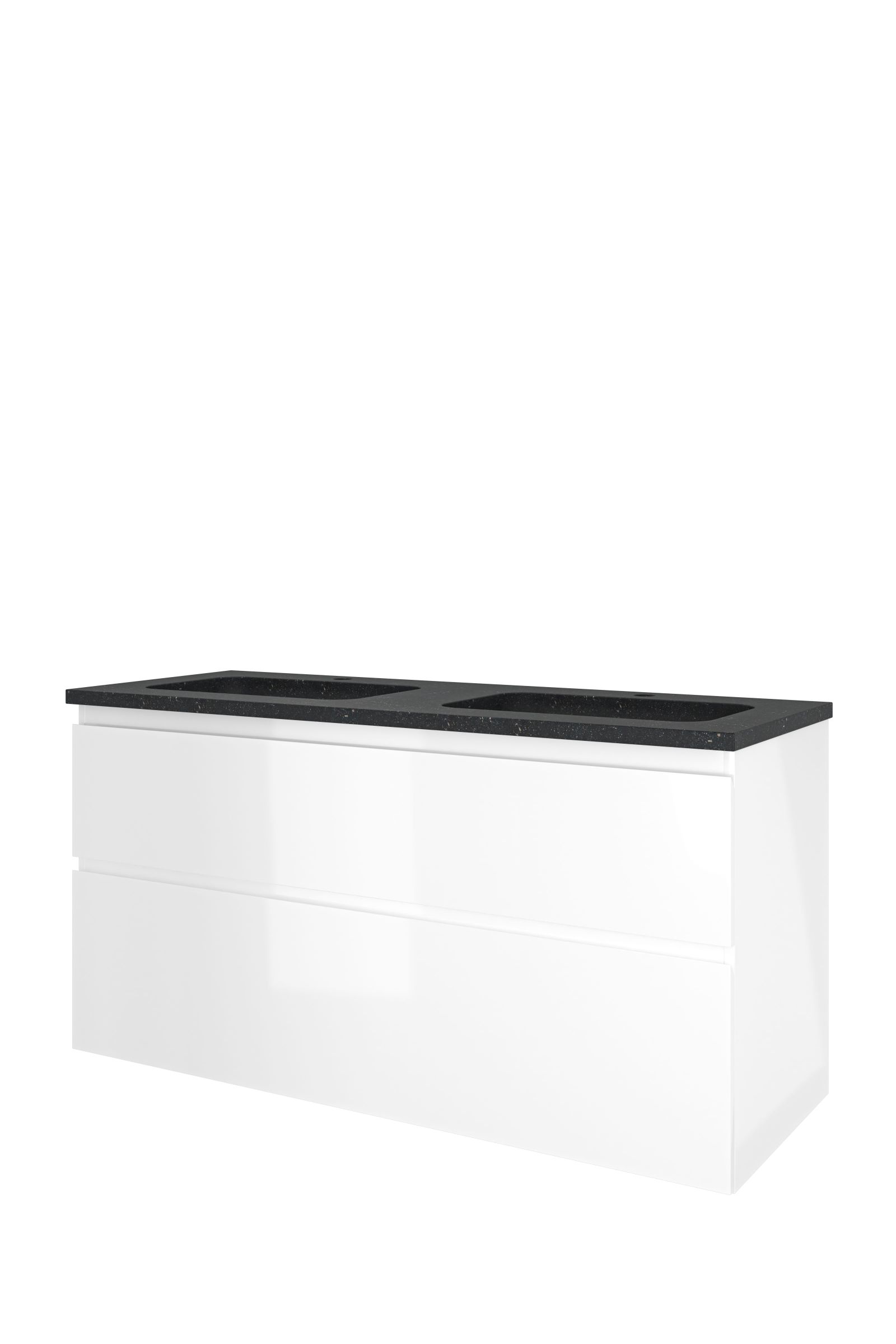 Proline set hardsteen Elegant wast. met 2 krgt. en onderk. a-sym. 1815874 Glans wit/Blue stone H625xB1200xD460