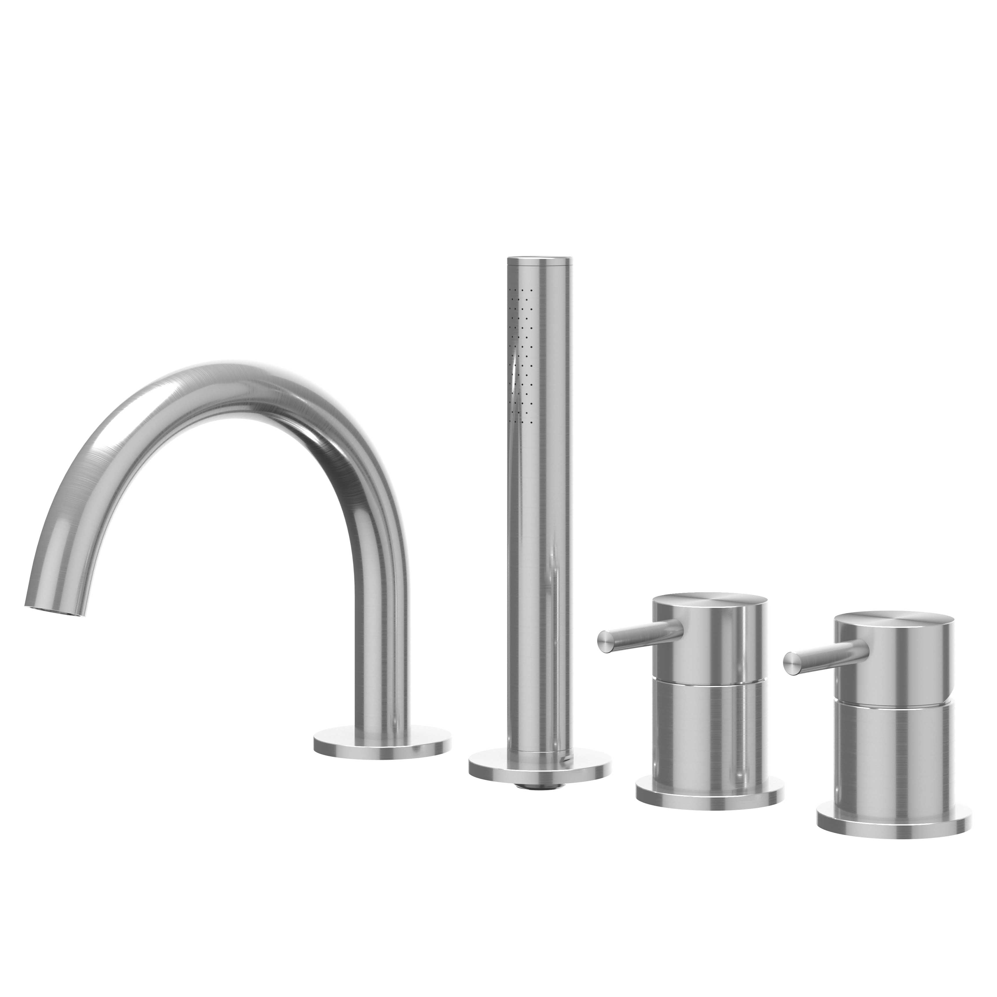 IVY Concord Badrandcombi 4-gats m/draaibare uitloop uittrekbare handd 6301161 RVS316 gebr.