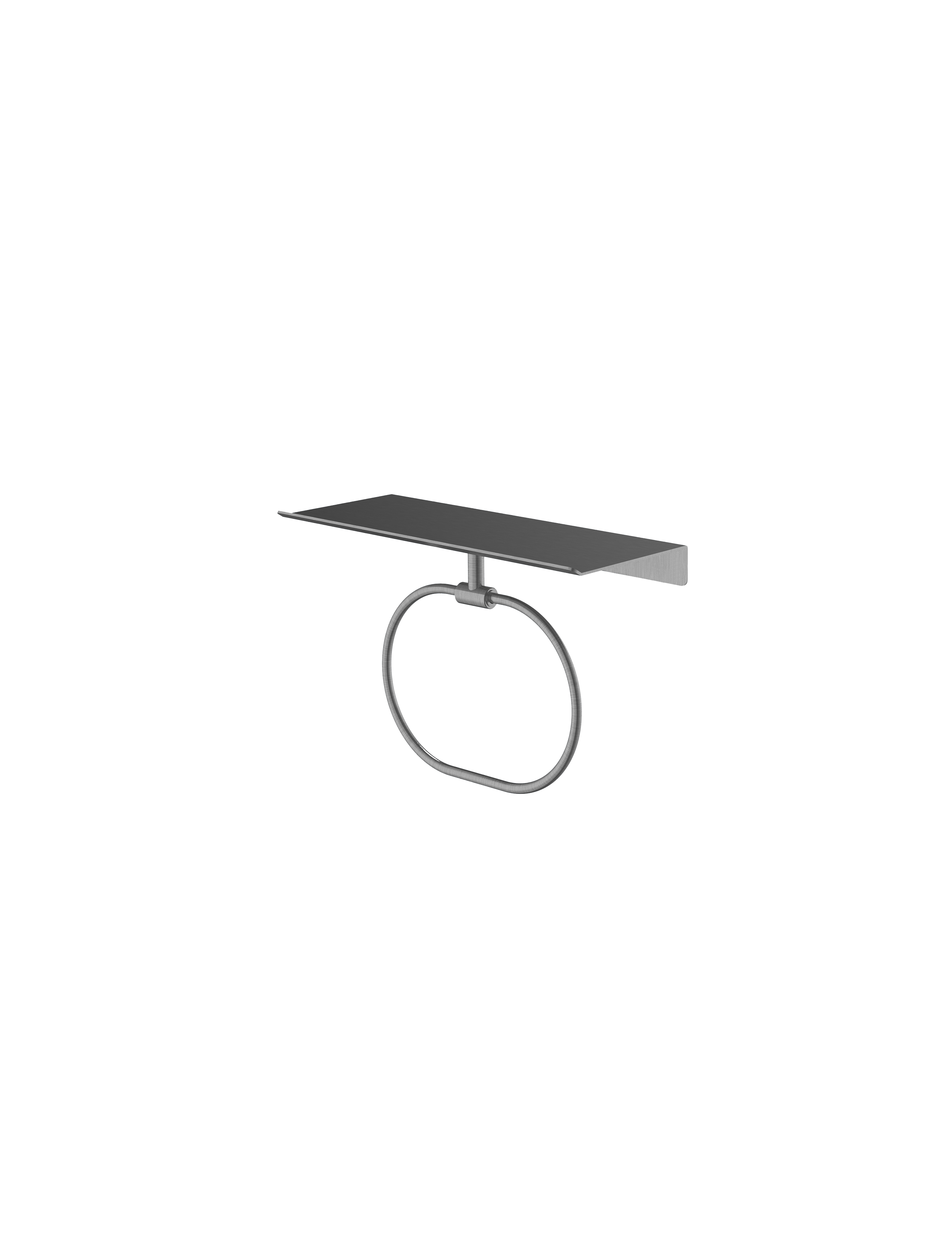 Hotbath More handdoekring voor planchet serie SHA08BGP Geborsteld gunmetal PVD