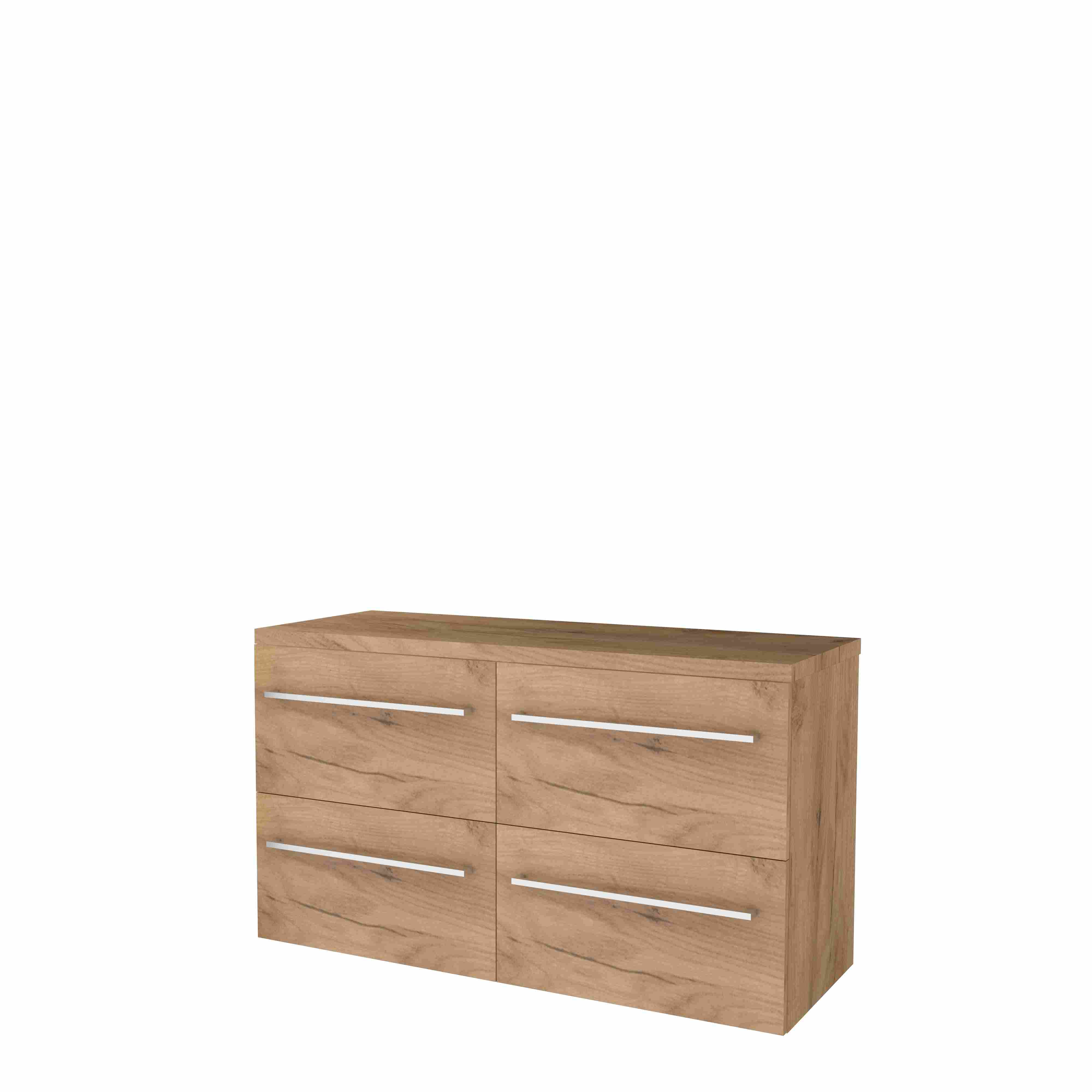 Basic Start 46 onderk. m. gr. incl. 4 la + afdekplaat B1200xD460 Whisky Oak / 1813562