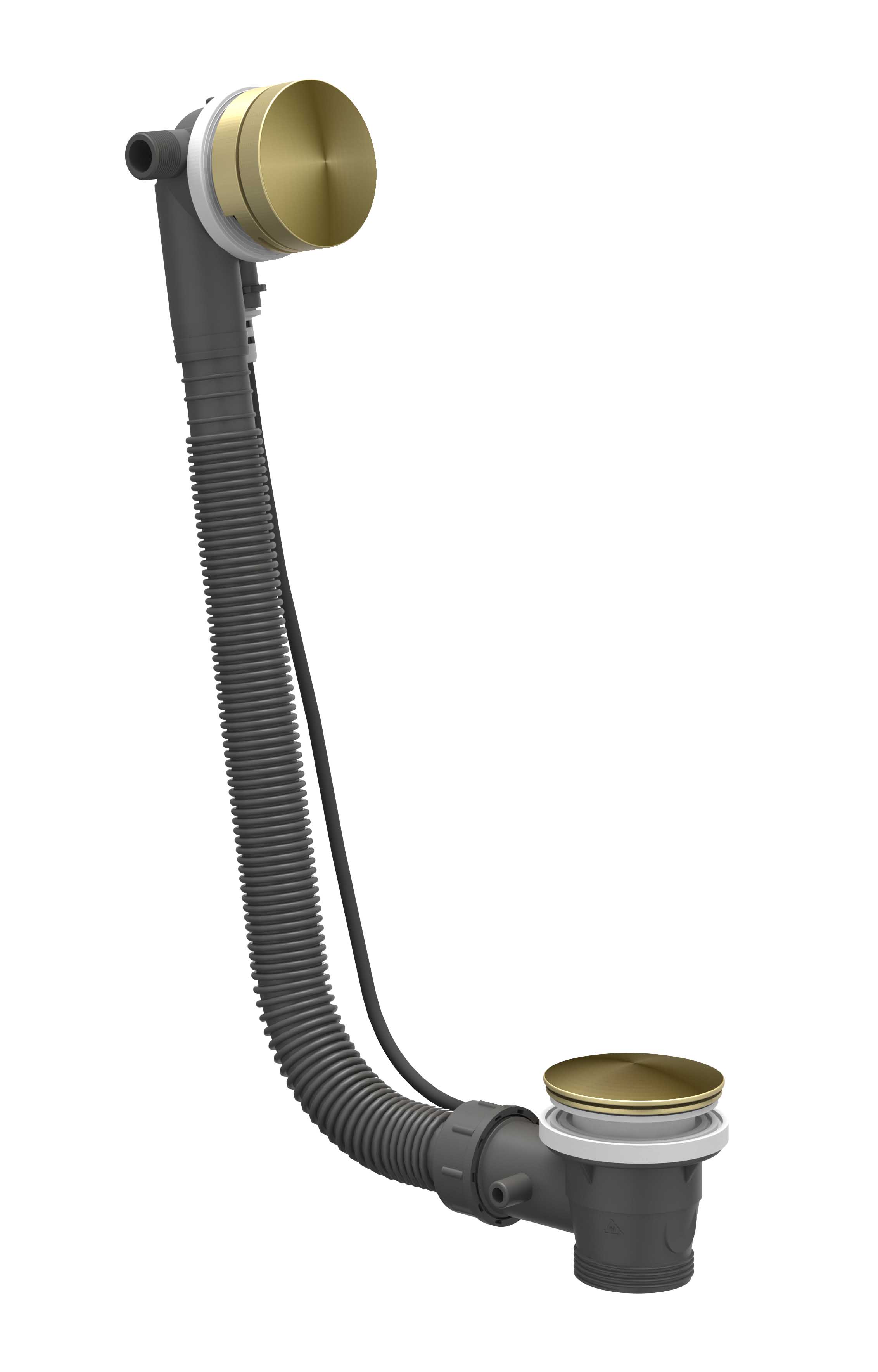 IVY Toebehoren Badoverloopset 6903112 RVS316 gebr. mat goud PVD