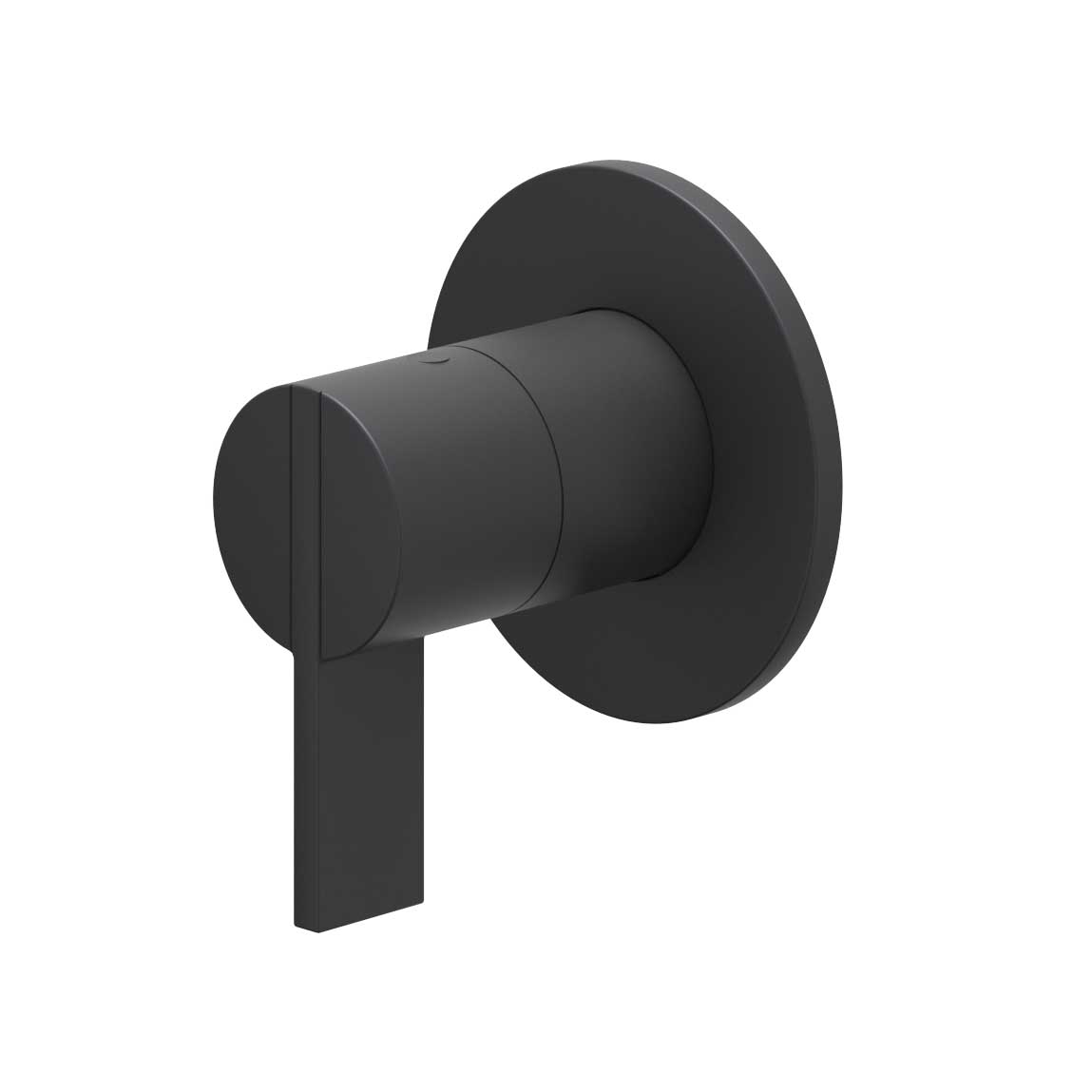 IVY Pact Afbouwdeel inbouw 2-weg stop-omstel 6202102 Mat zwart PED