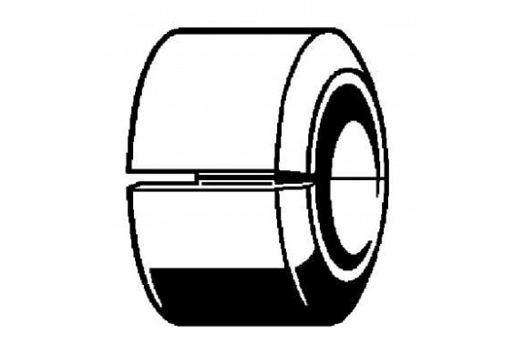 Klosetafvoerrozet 110x90mm. 2-Dlg. Wit (3821)