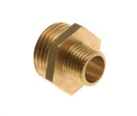 Messing Verloopnippel 5/4 x 3/4 2x btdr.