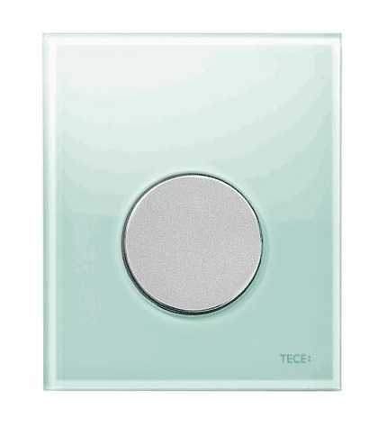 TECEloop urinoir bedieningsplaat 9242652  -  Glas licht groen toets mat chroom