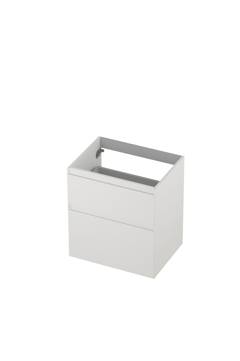 INK onderk. 2 la GL gelakt 45gr a-symm. H600xB450xD650 Mat wit / 1240800