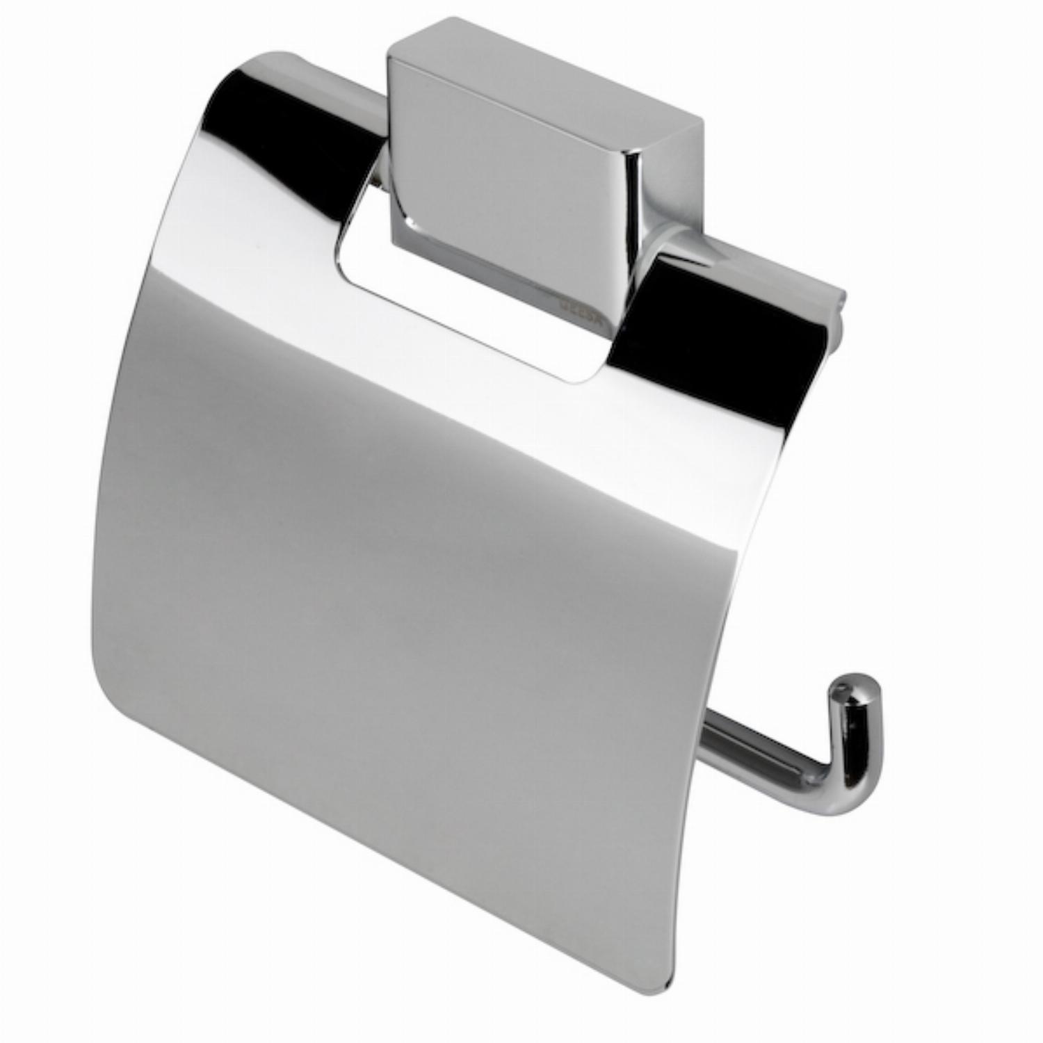 Geesa BloQ toiletrolhouder met klep 917008