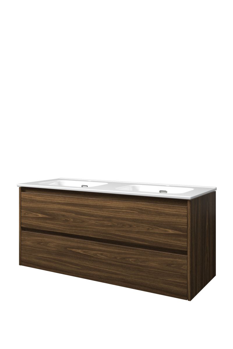 Proline dubbel set porselein Elegant wast. dubbel met 2 krgt. en onderk. sym. 1815173 Cabana oak/Glans wit H540xB1200xD460