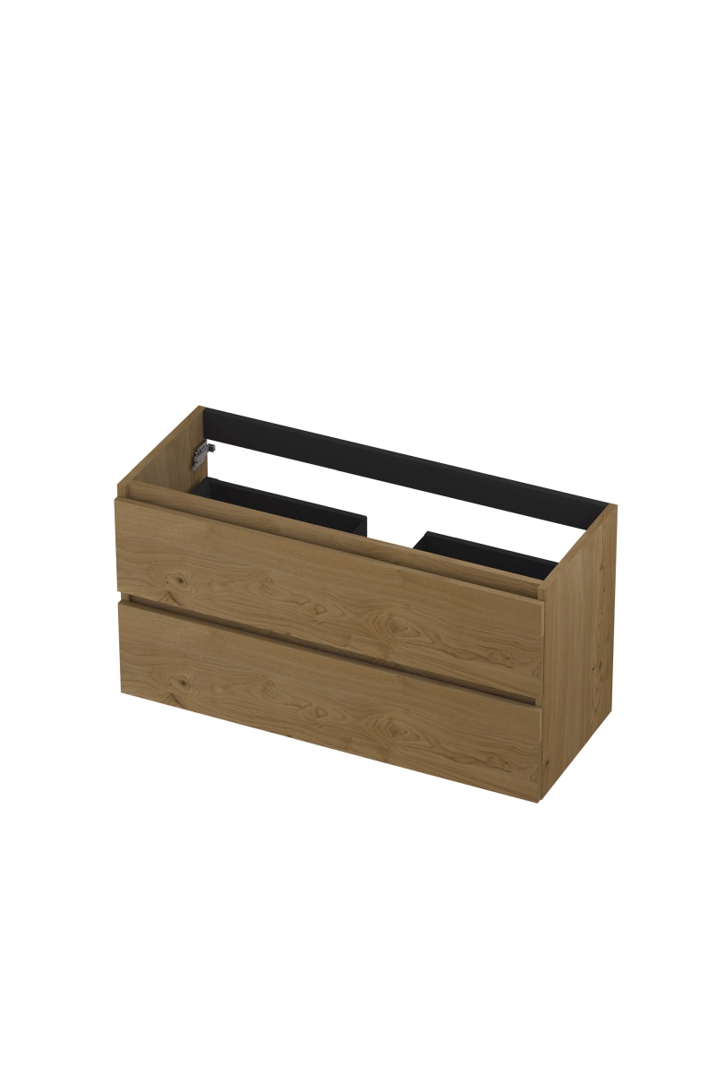 INK Fineer onderkast 2L gr.loos houten keerlijst fineer 1221720 Natur H520xB1000xD400